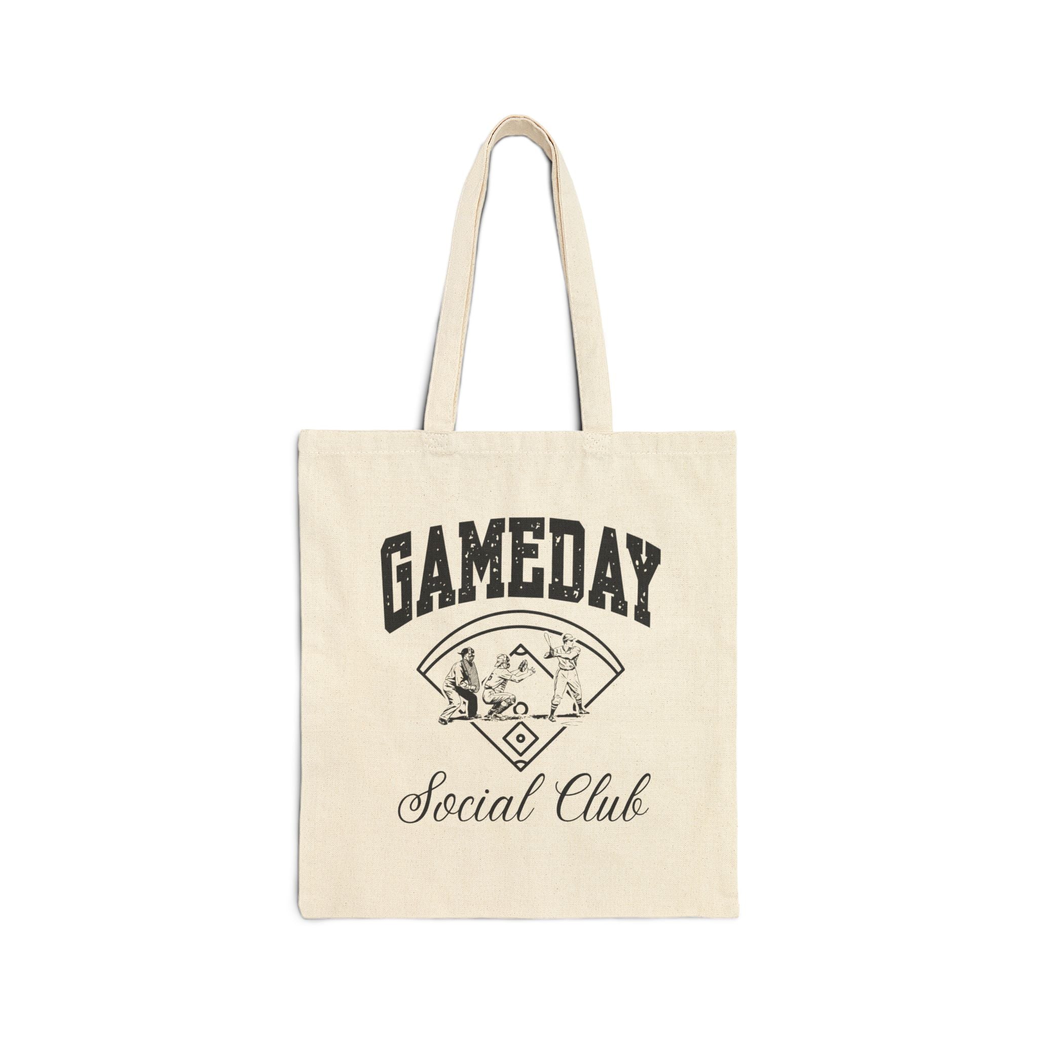 Gameday Social Club Canvas Tote
