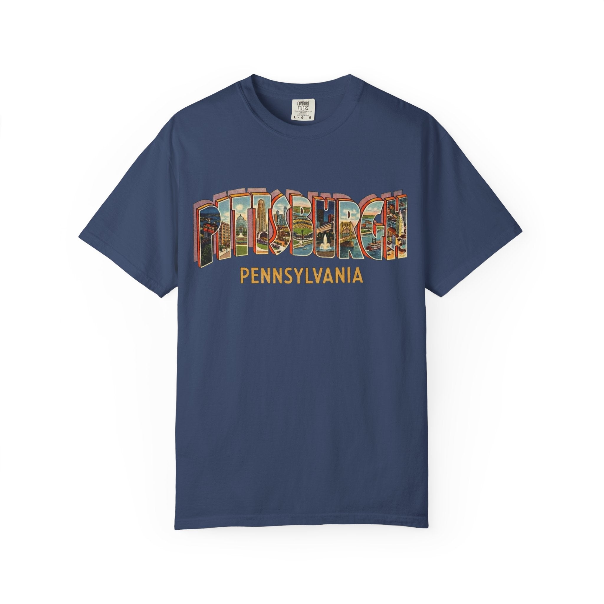 Pittsburgh Pennsylvania Vintage Postcard T-Shirt