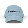 Denim Hat — Embroidered “yinzerbabe” Front with PGH Back Cap