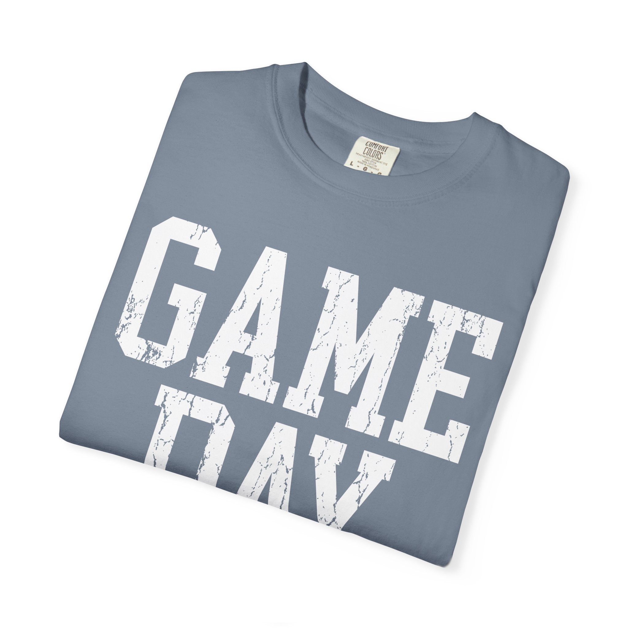 White Garment-Dyed T-Shirt — Classic Crewneck Tee