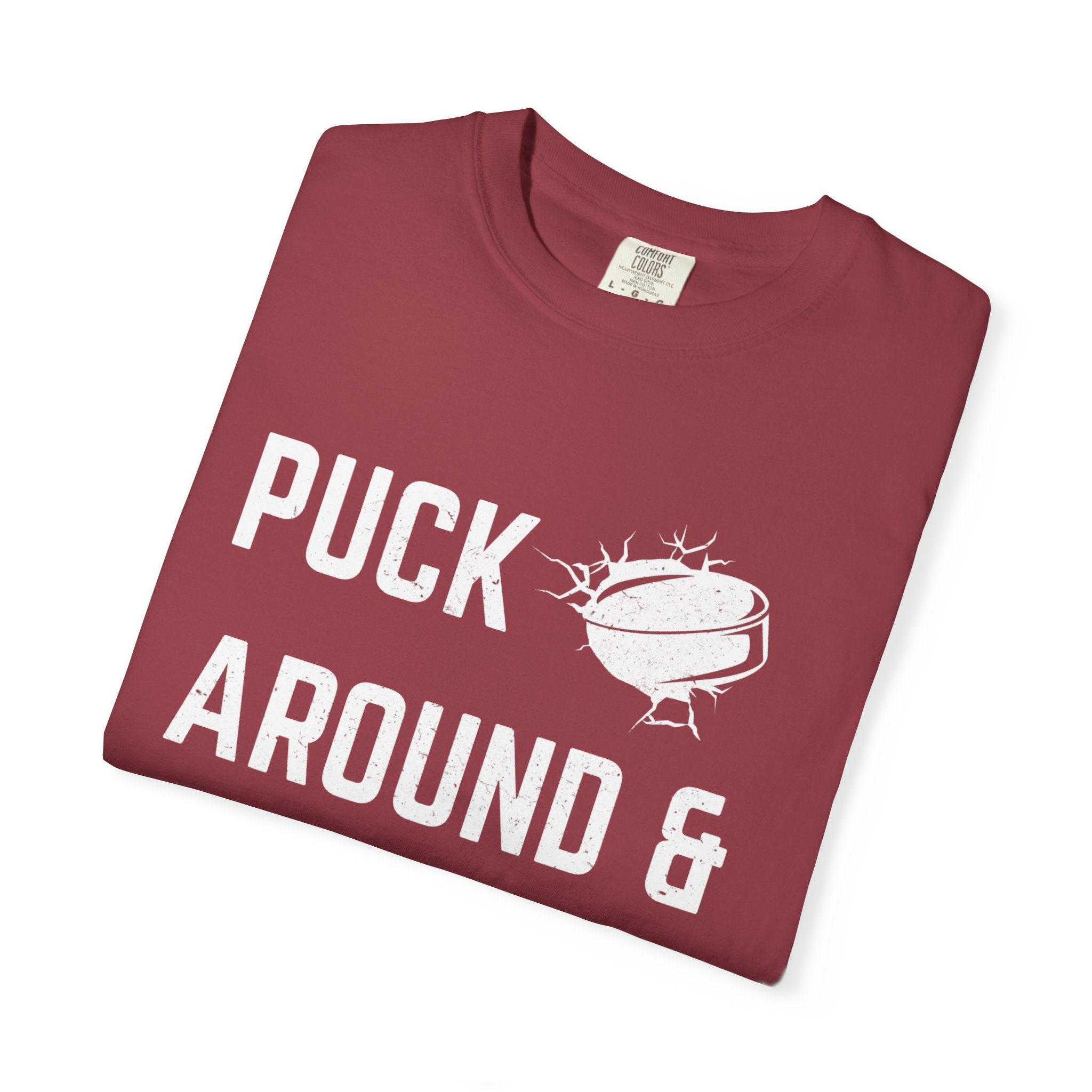 Hockey 'Puck Around & Find Out' Graphic T-Shirt