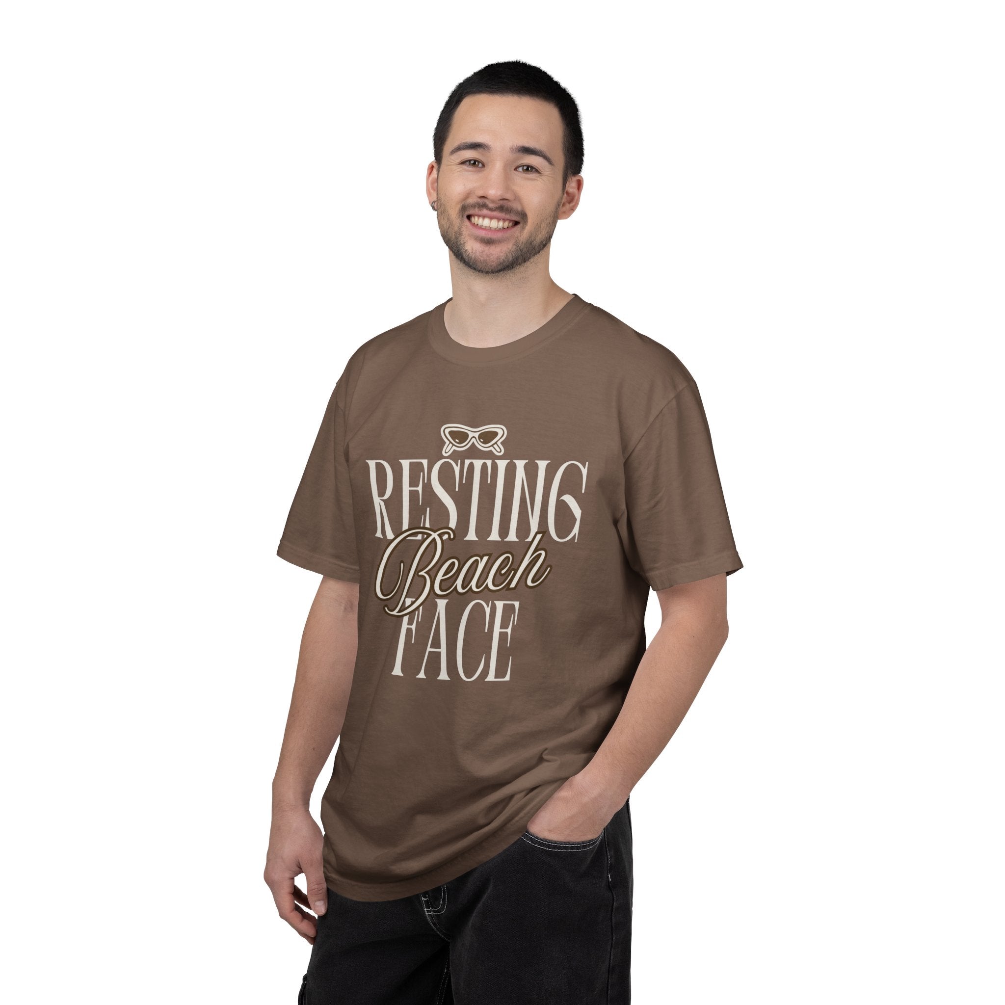 Resting Beach Face Vintage Wash T-Shirt