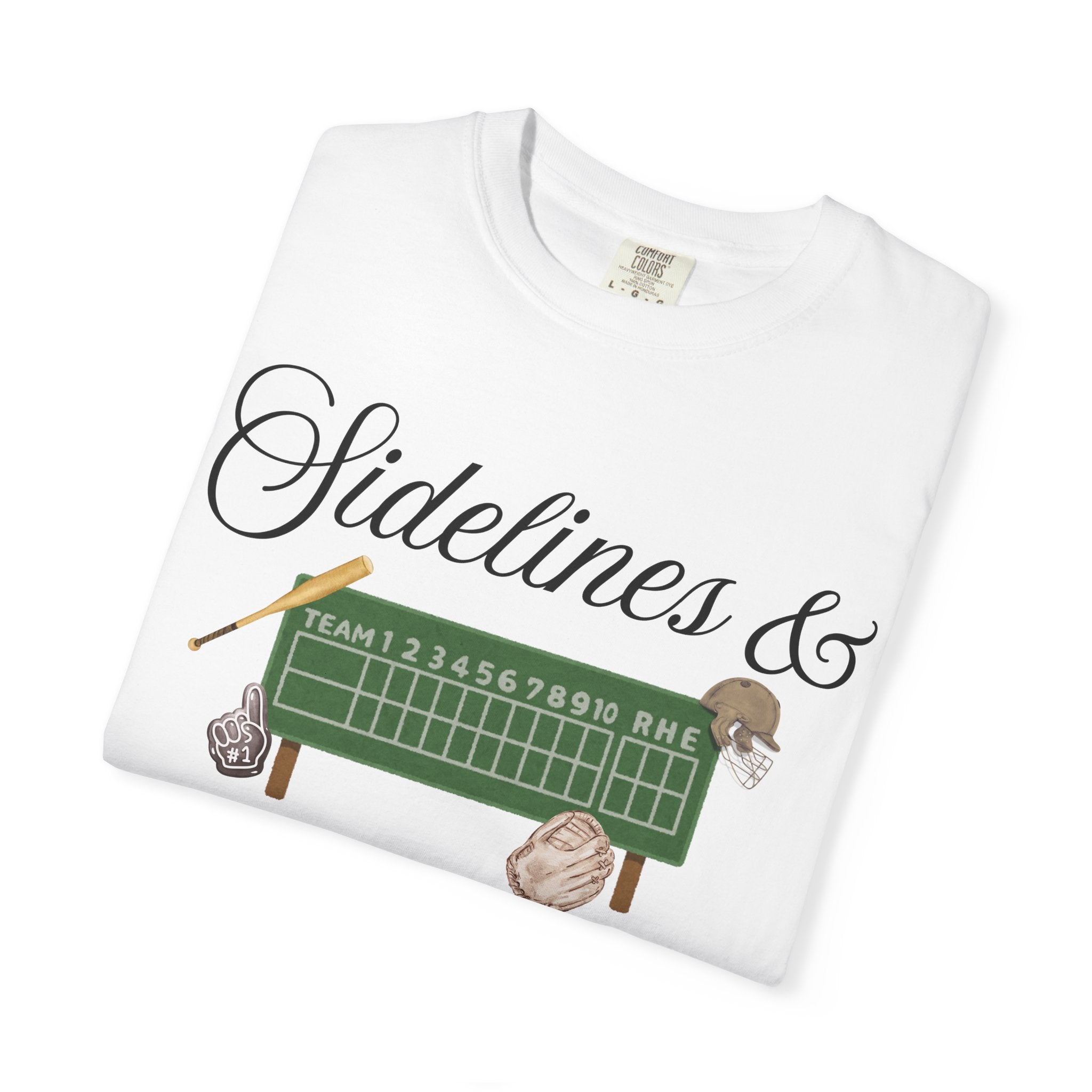 Sidelines & Scoreboards Ballfield Vintage Wash Tee