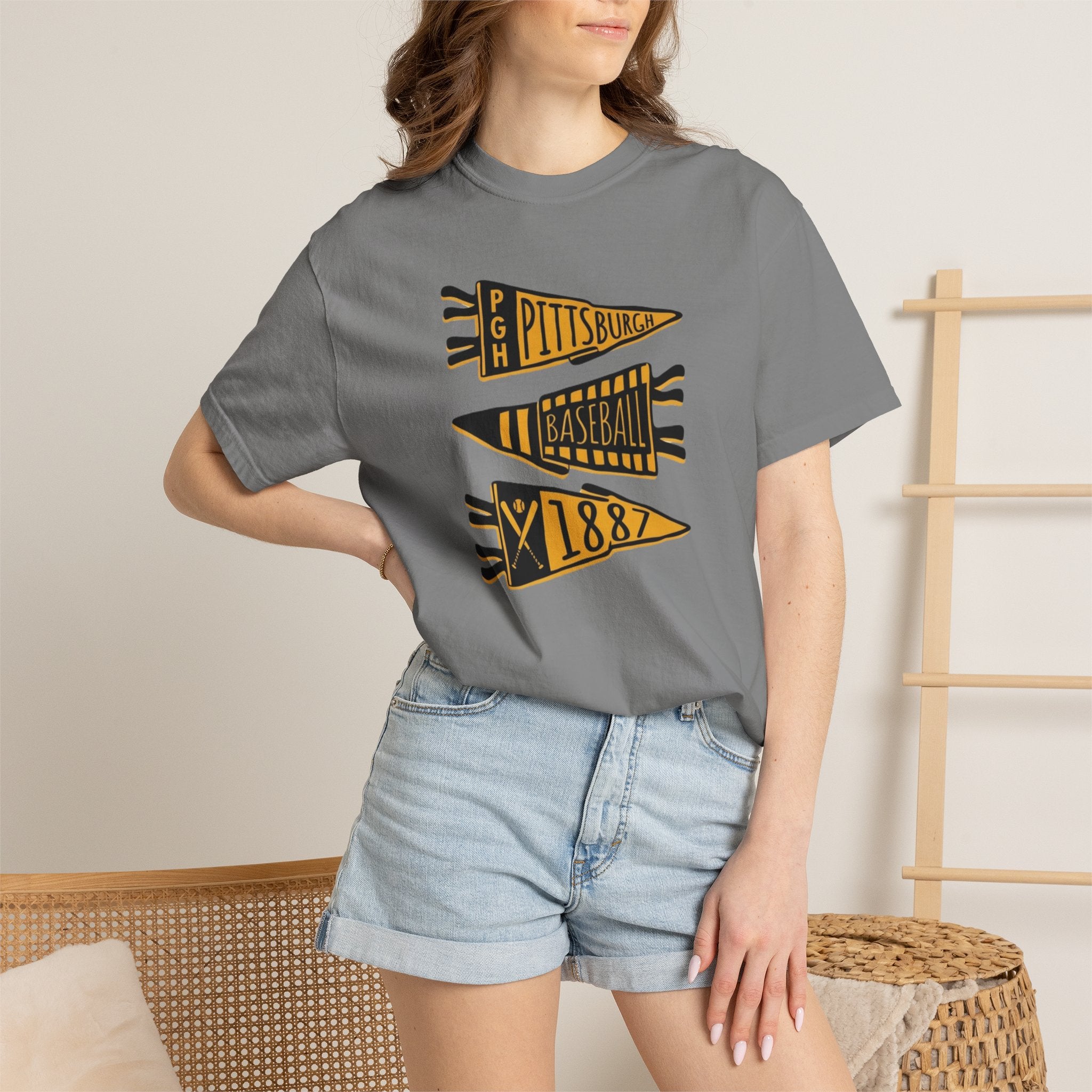 Pittsburgh Baseball Vintage Washed Tee