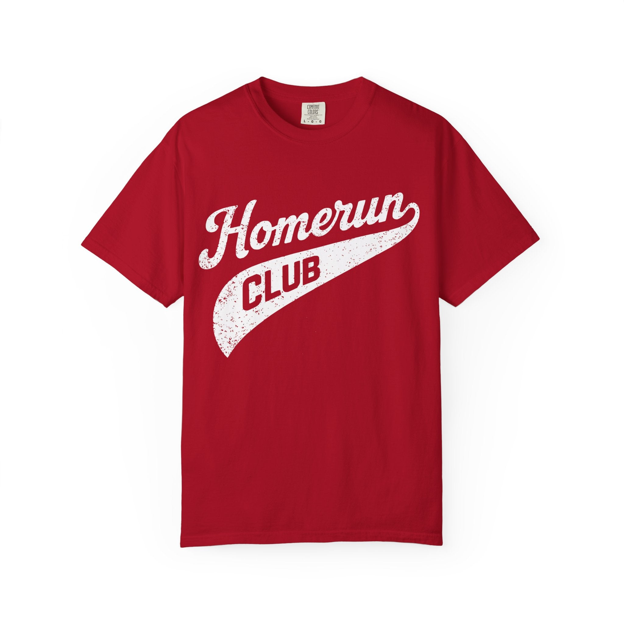 Homerun Club T-Shirt — Swing for the Fences Vintage Ballpark Tee