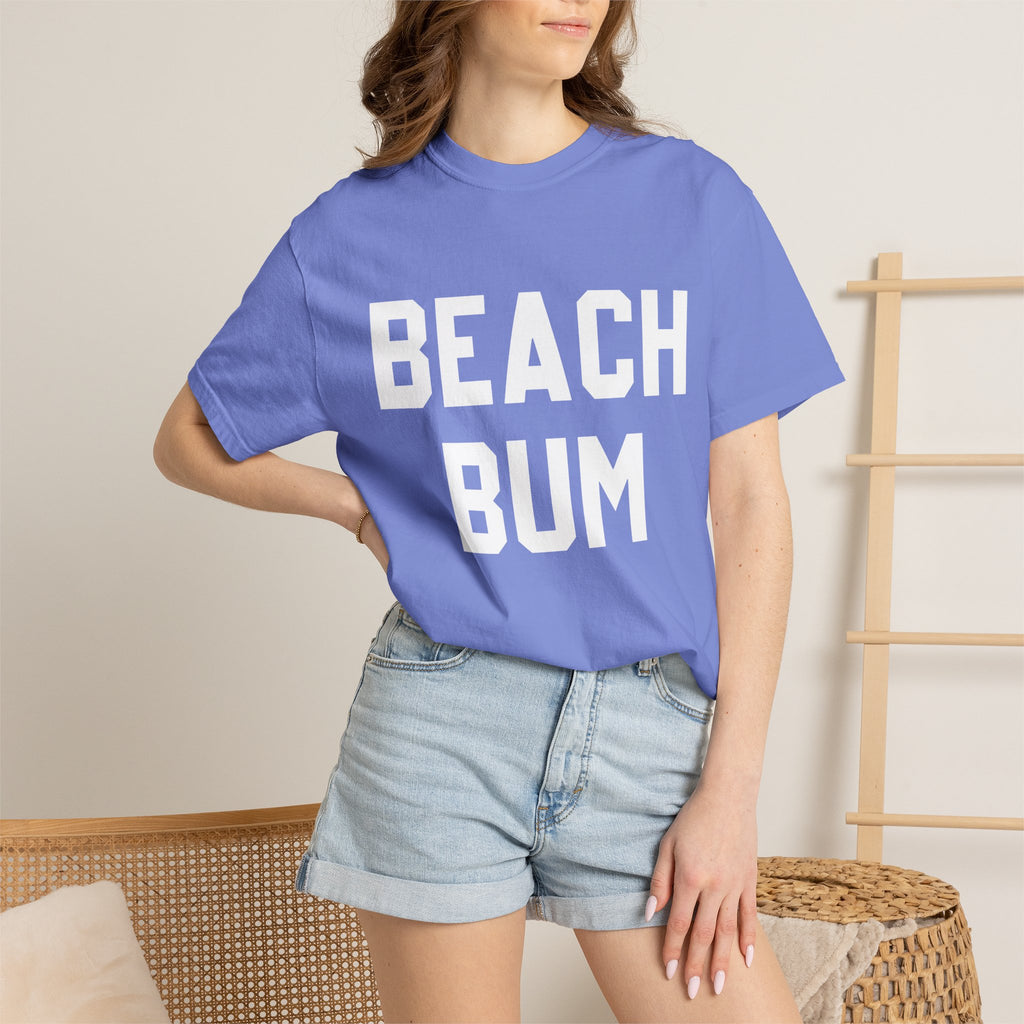 Beach Bum T-Shirt — Retro Bold Text Summer Tee