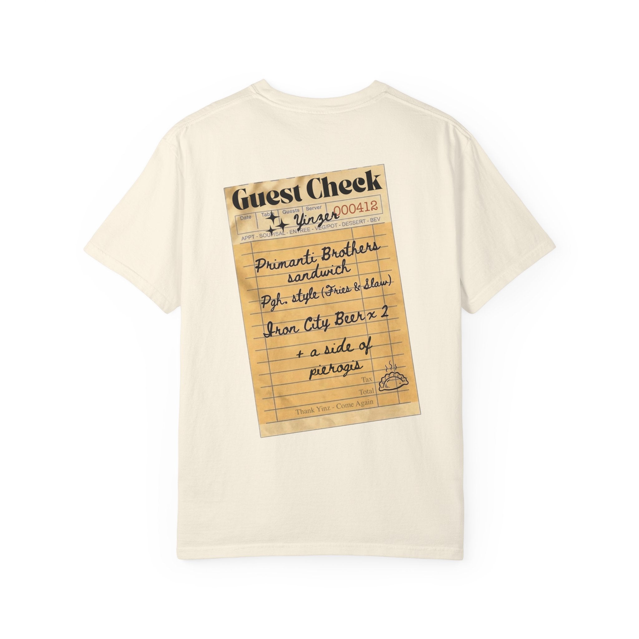 'The Burgh' Guest Check Graphic Tee