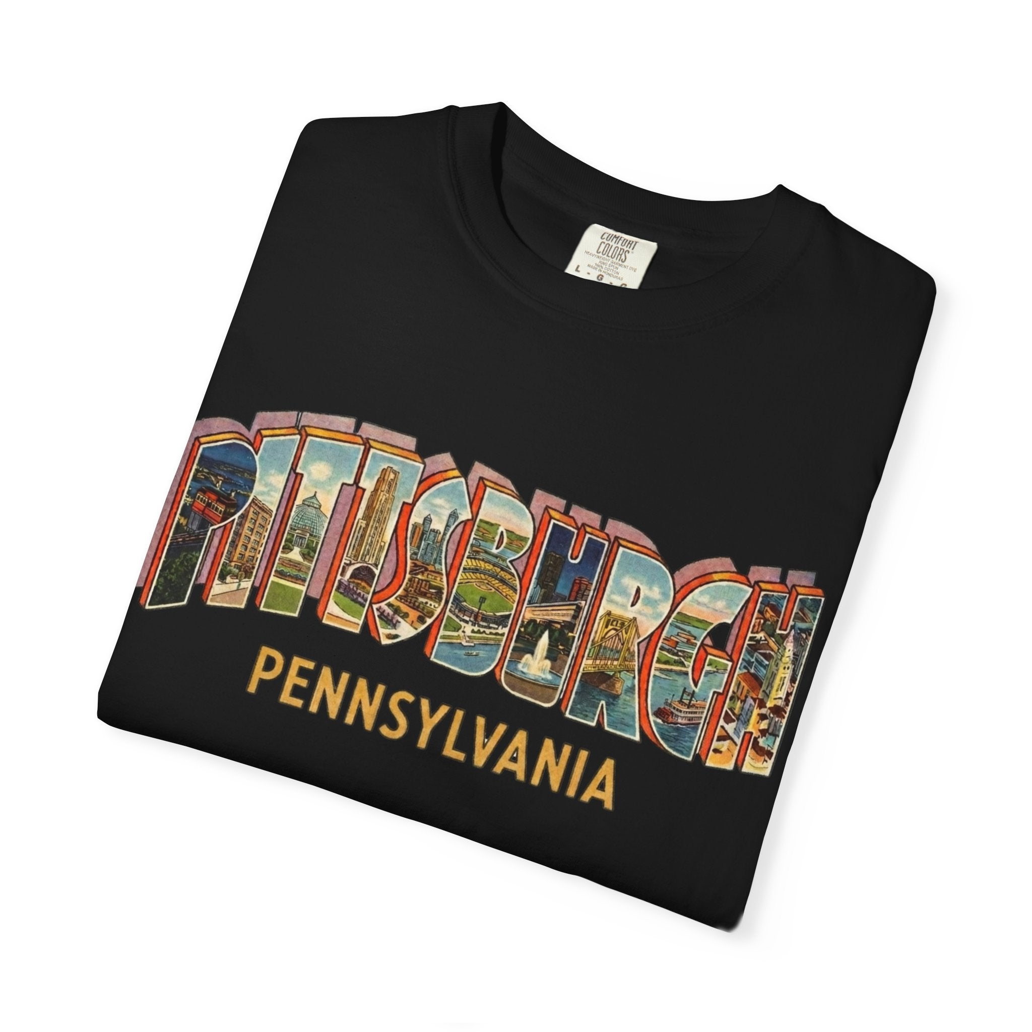 Pittsburgh Pennsylvania Vintage Postcard T-Shirt
