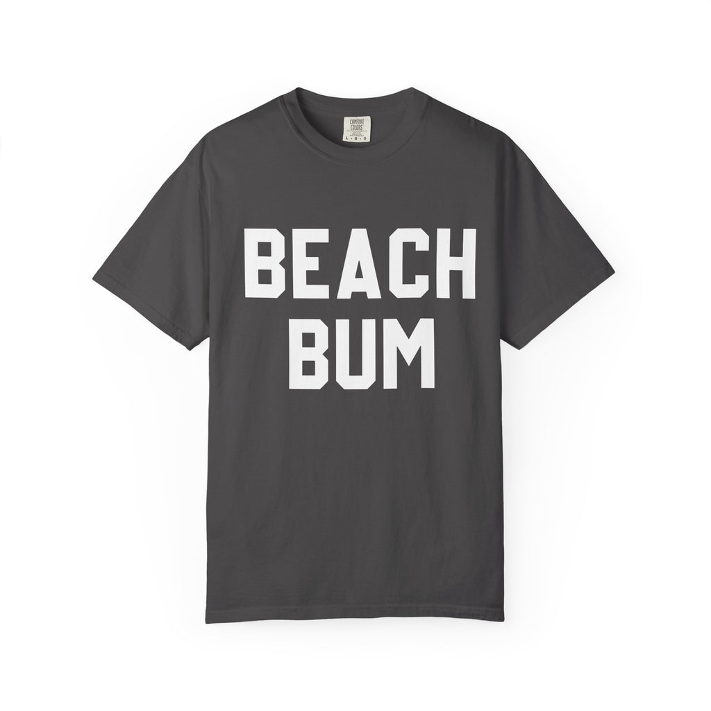 Beach Bum T-Shirt — Retro Bold Text Summer Tee