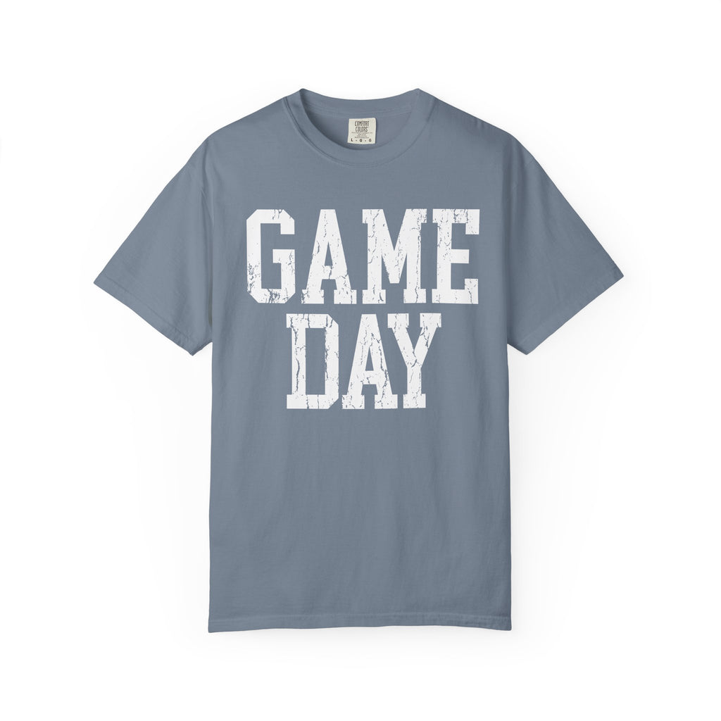 White Garment-Dyed T-Shirt — Classic Crewneck Tee