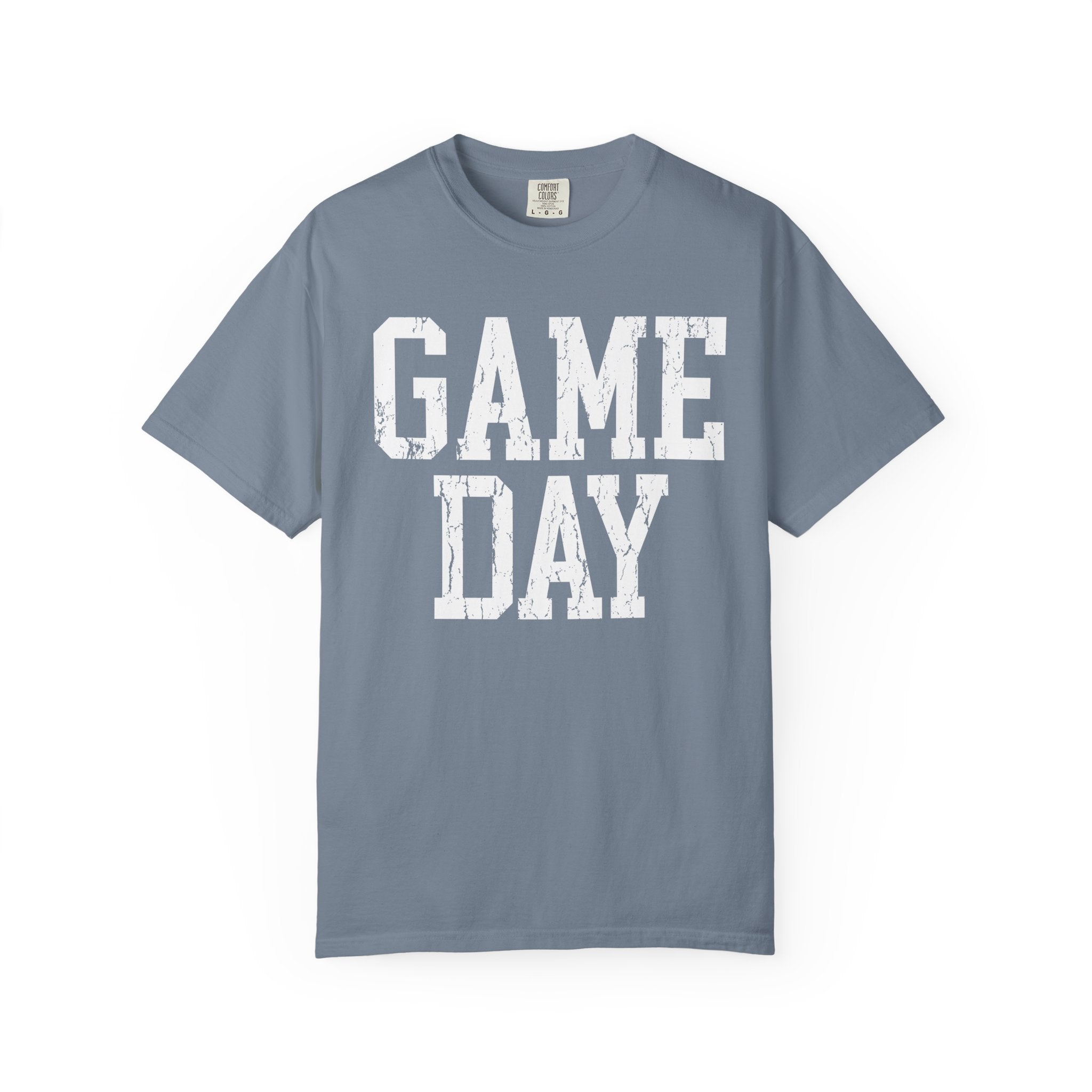 White Garment-Dyed T-Shirt — Classic Crewneck Tee