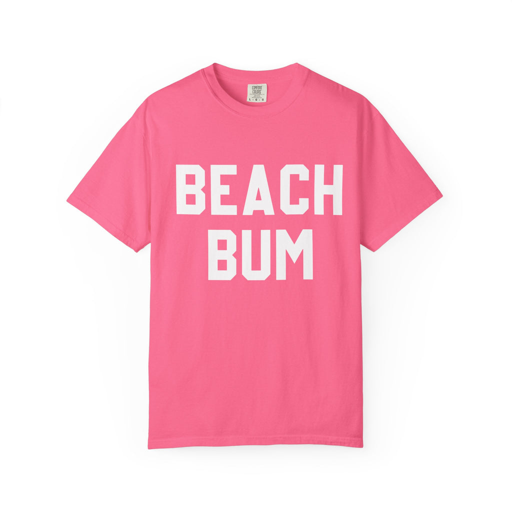 Beach Bum T-Shirt — Retro Bold Text Summer Tee