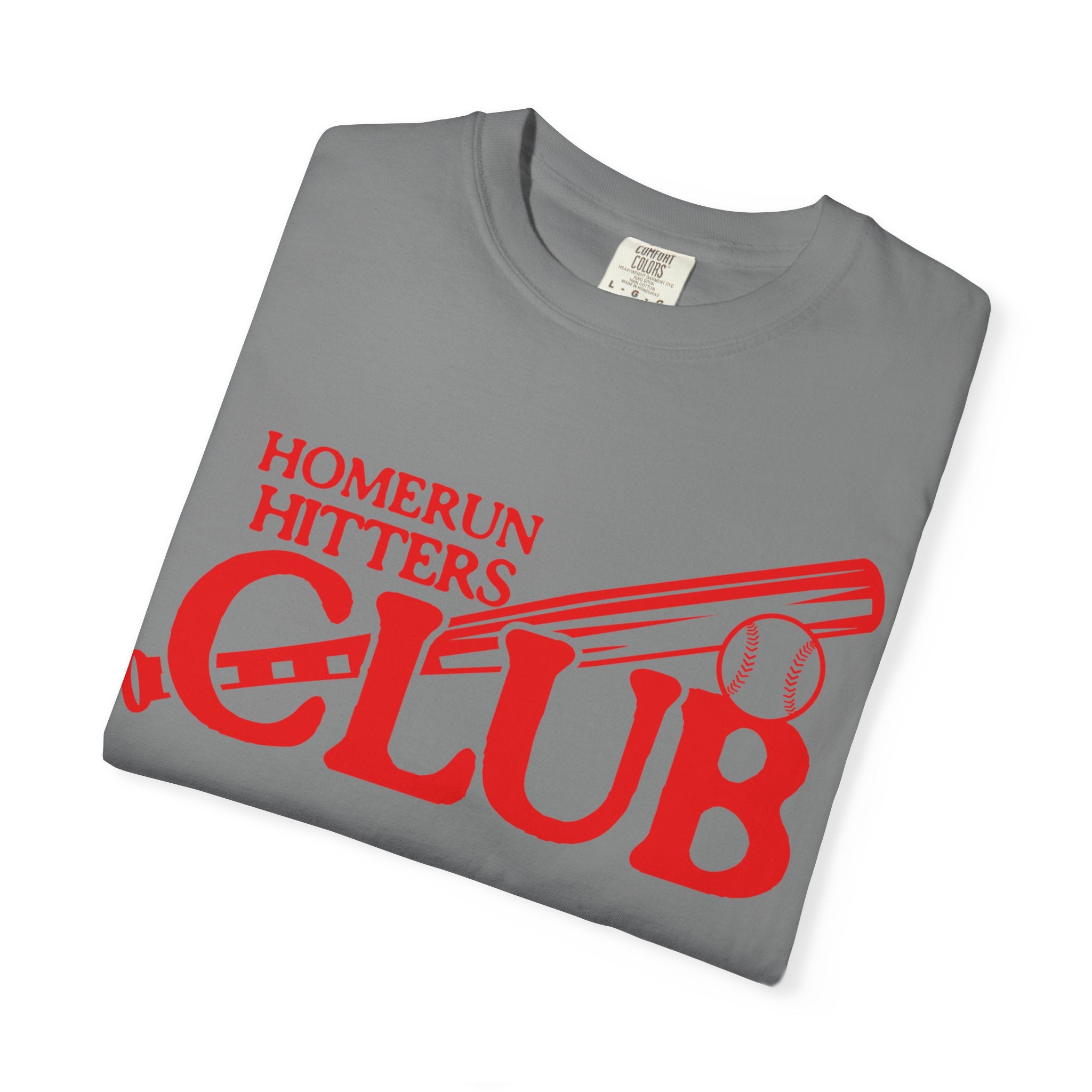 Homerun Hitters Club T-Shirt — Retro Baseball 'Touchdown!' Graphic Tee
