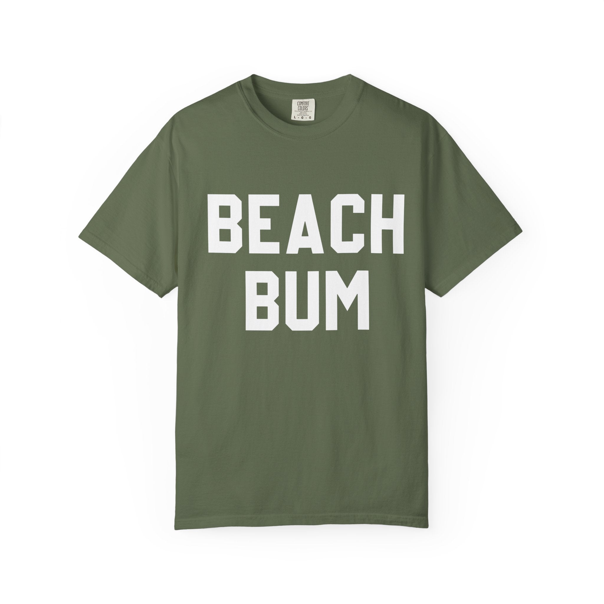 Beach Bum T-Shirt — Retro Bold Text Summer Tee