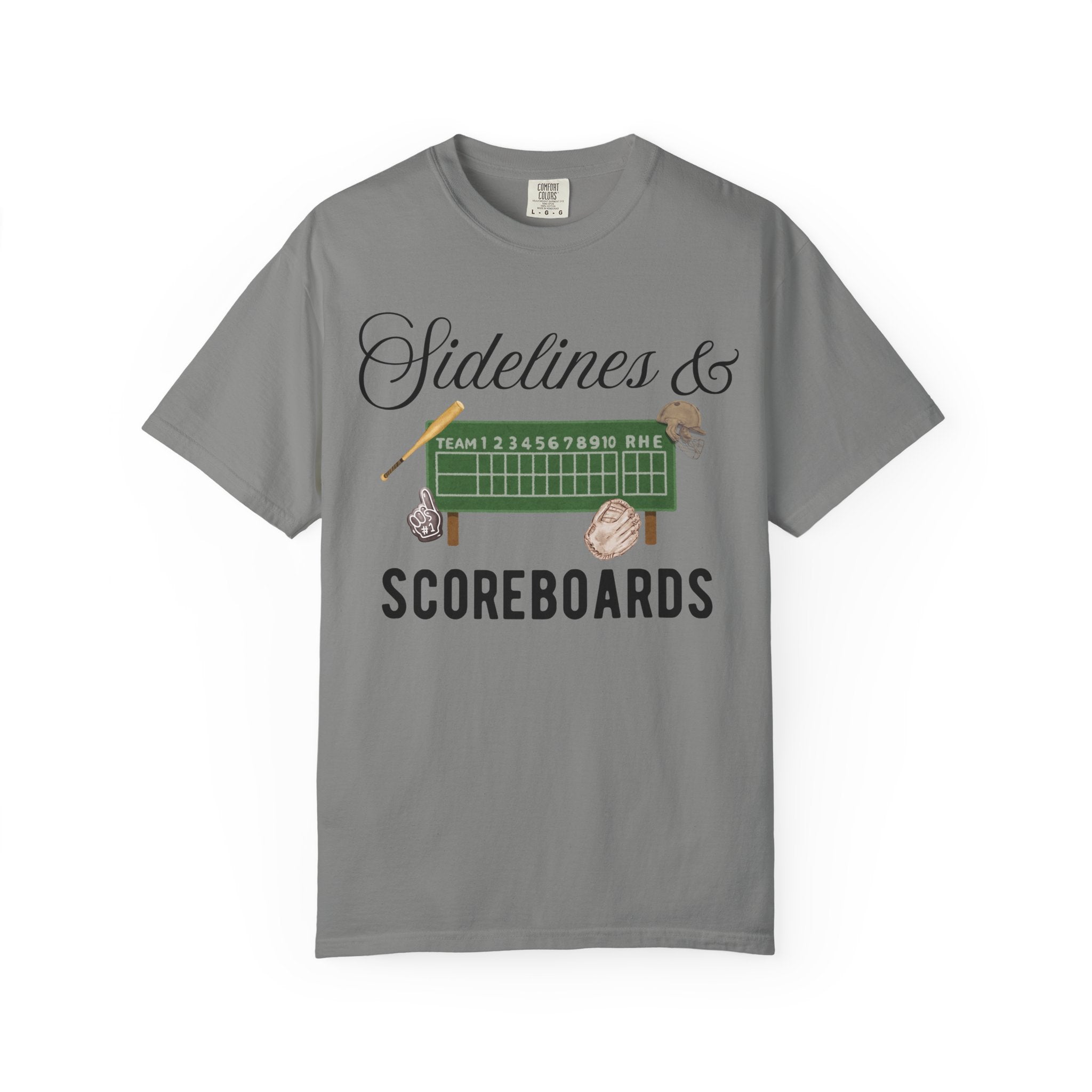 Sidelines & Scoreboards Ballfield Vintage Wash Tee