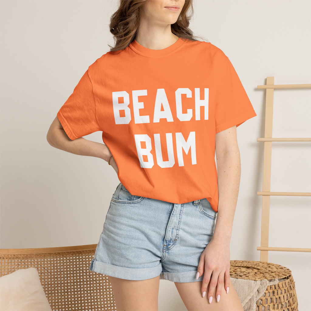 Beach Bum T-Shirt — Retro Bold Text Summer Tee
