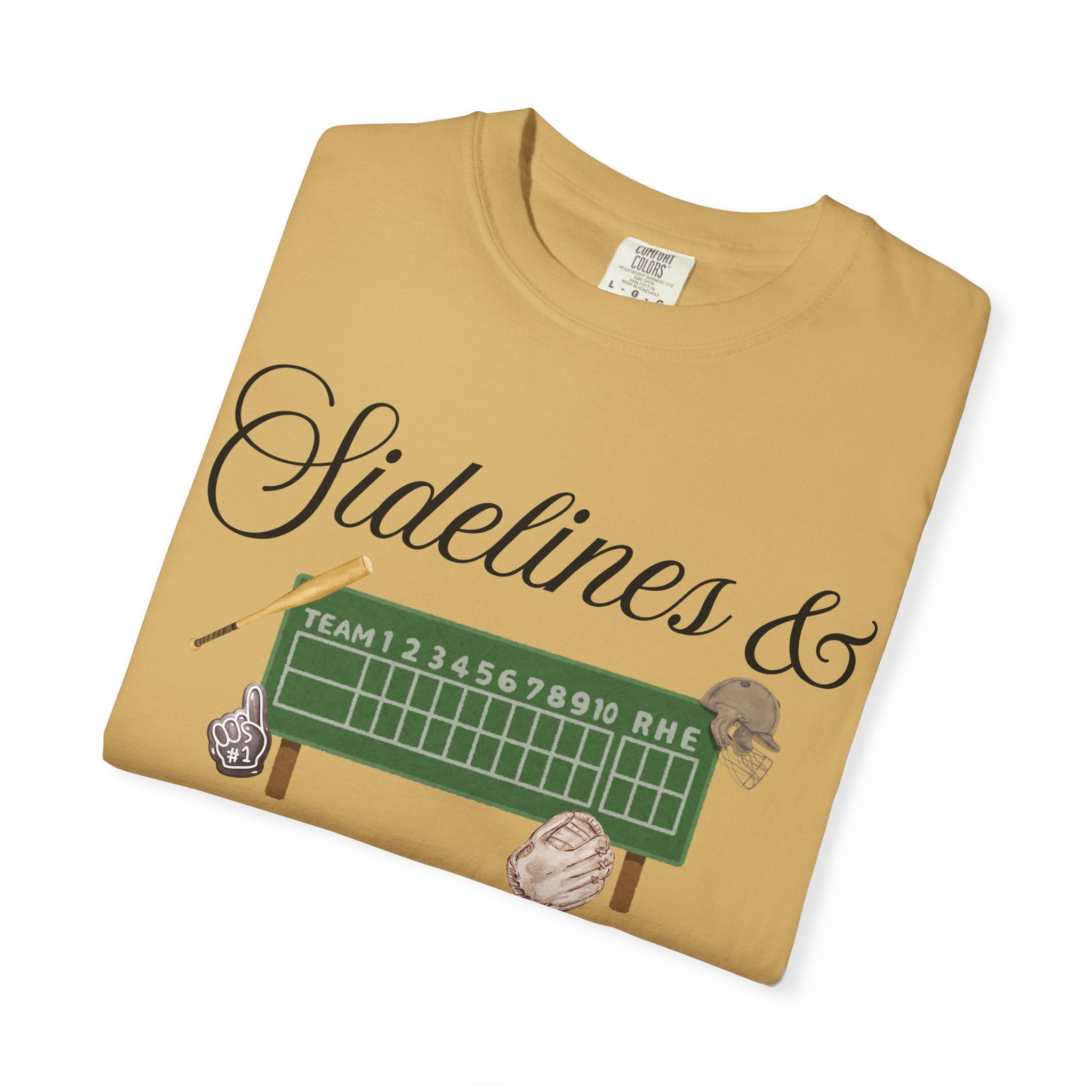 Sidelines & Scoreboards Ballfield Vintage Wash Tee