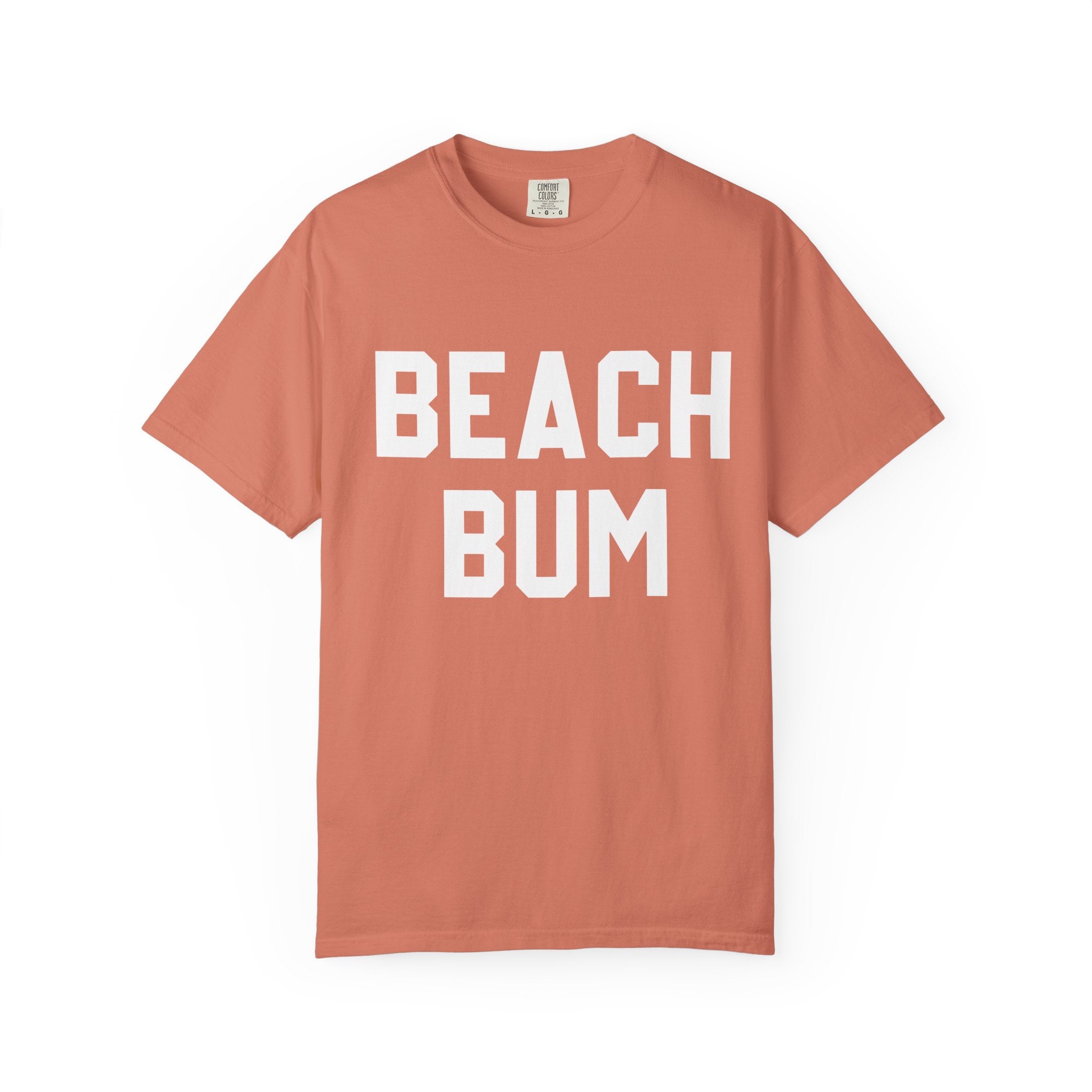 Beach Bum T-Shirt — Retro Bold Text Summer Tee