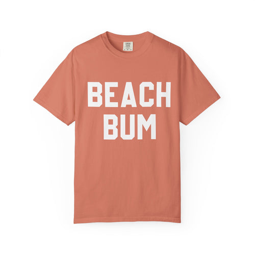 Beach Bum T-Shirt — Retro Bold Text Summer Tee