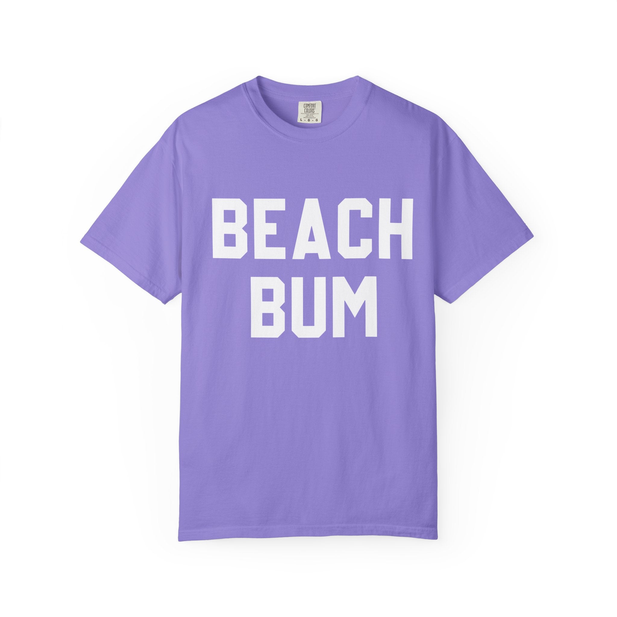 Beach Bum T-Shirt — Retro Bold Text Summer Tee