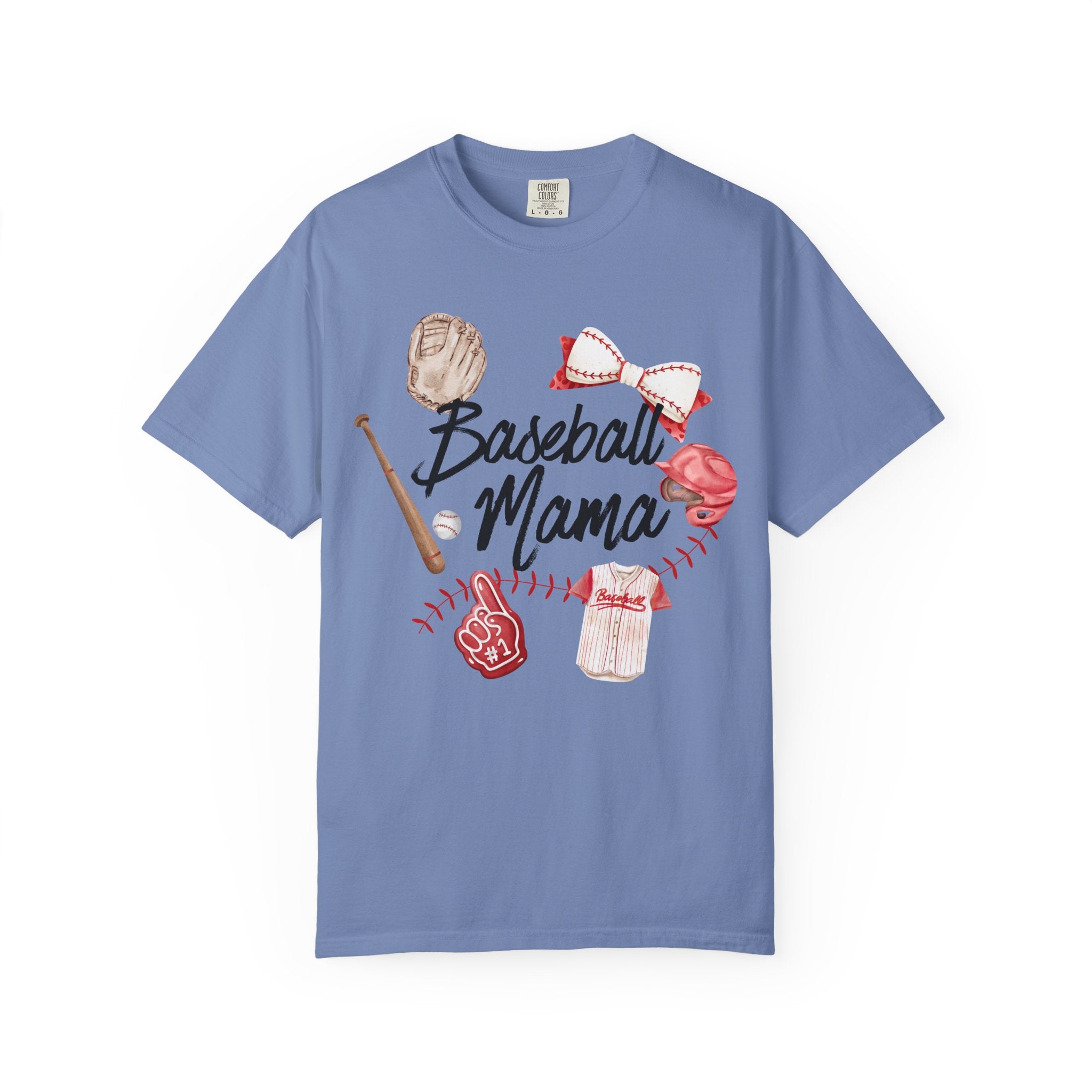 Baseball Mama T-Shirt — Soft Garment-Dyed Tee