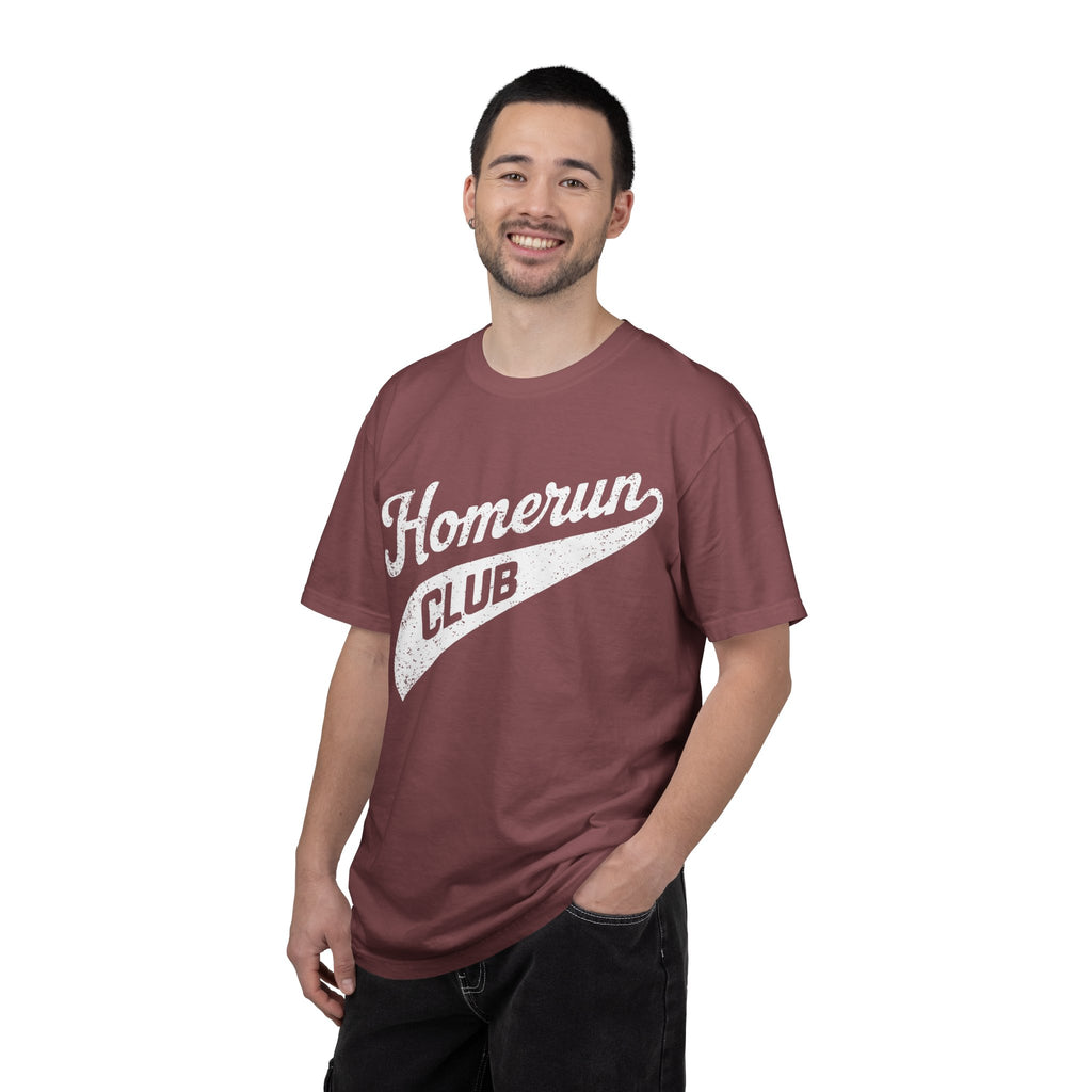 Homerun Club T-Shirt — Swing for the Fences Vintage Ballpark Tee