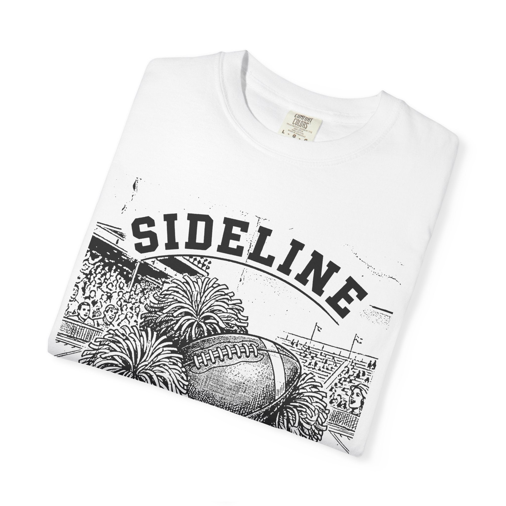 Sideline Social Club Football & Pom-Poms T-Shirt