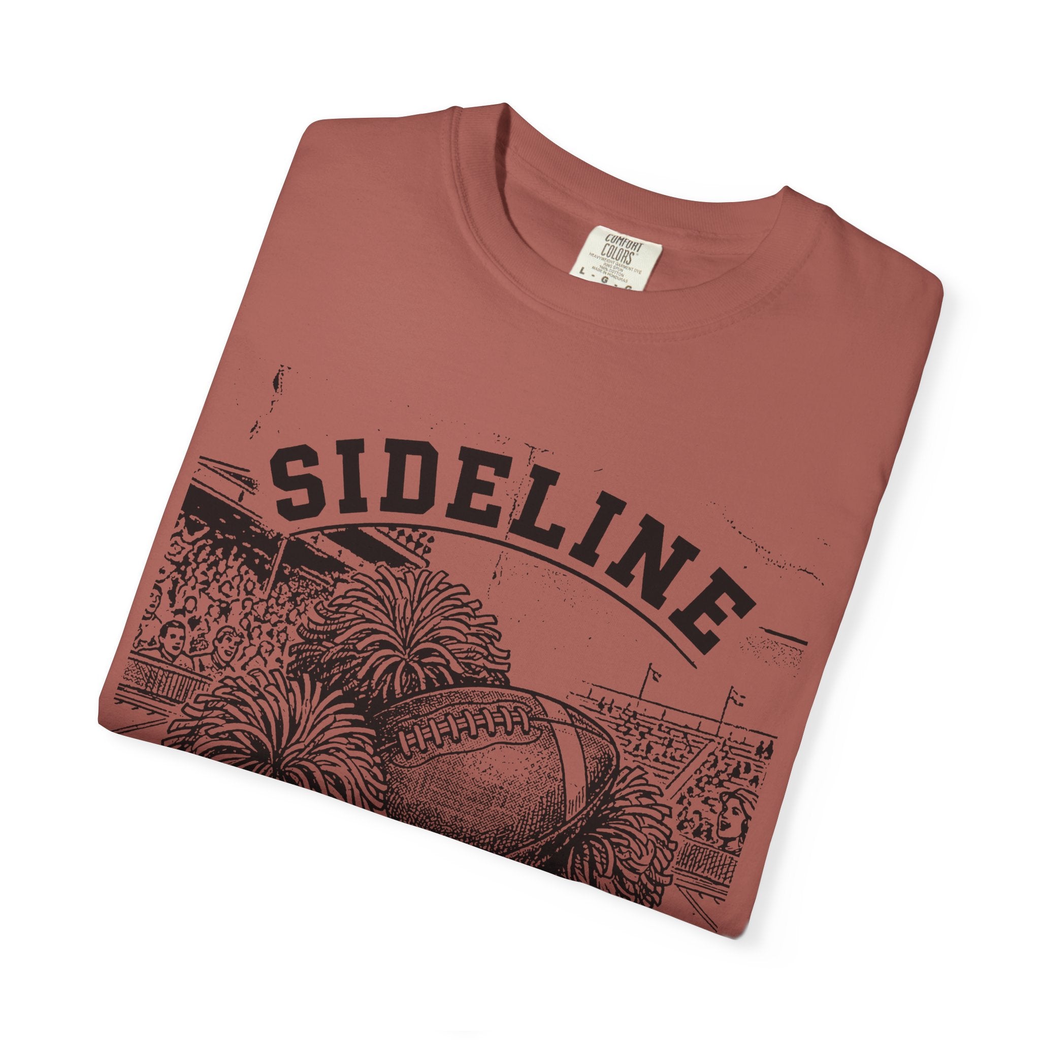 Sideline Social Club Football & Pom-Poms T-Shirt