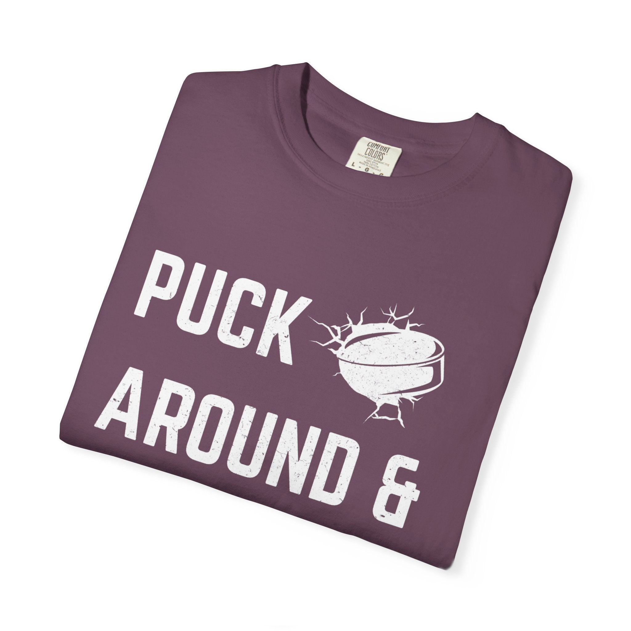 Hockey 'Puck Around & Find Out' Graphic T-Shirt