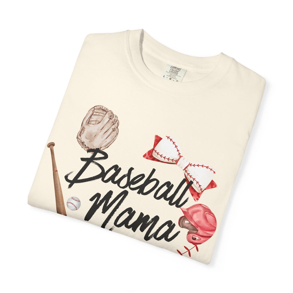 Baseball Mama T-Shirt — Soft Garment-Dyed Tee