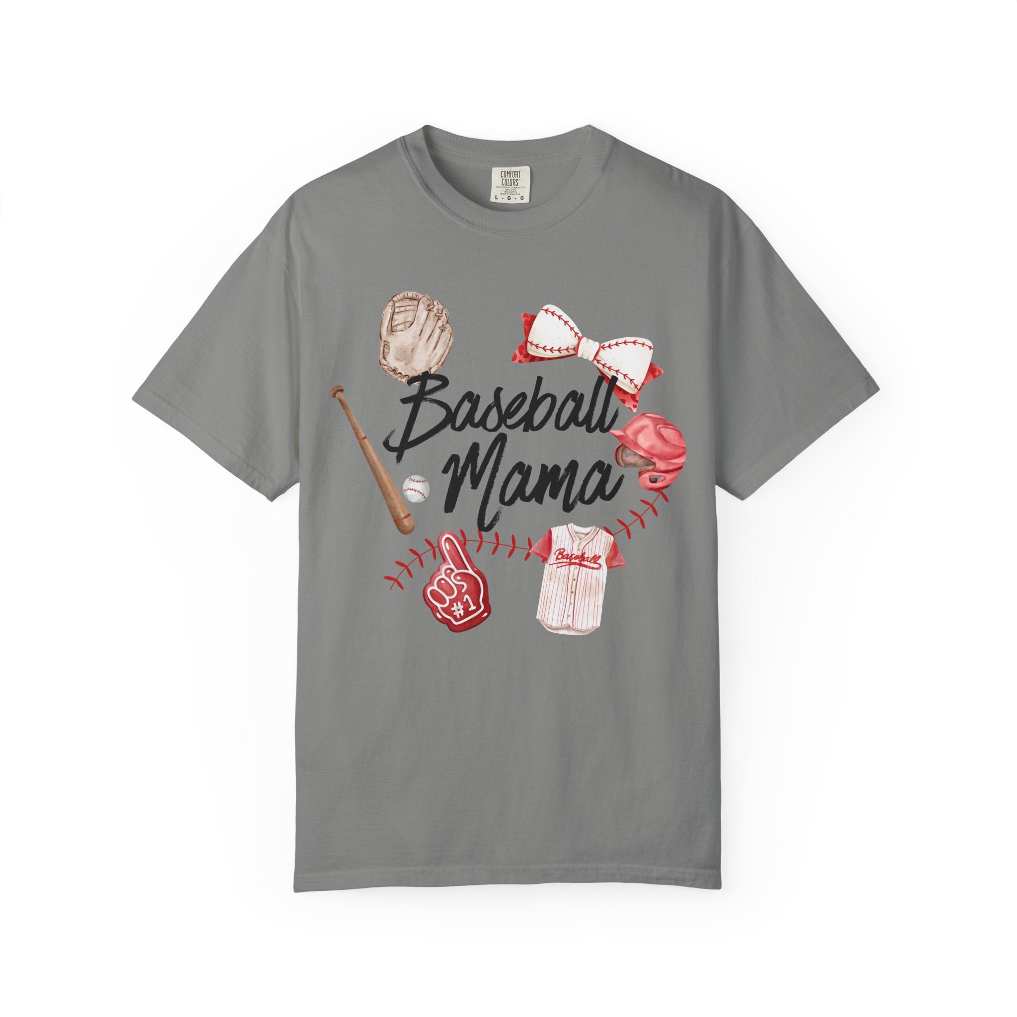 Baseball Mama T-Shirt — Soft Garment-Dyed Tee