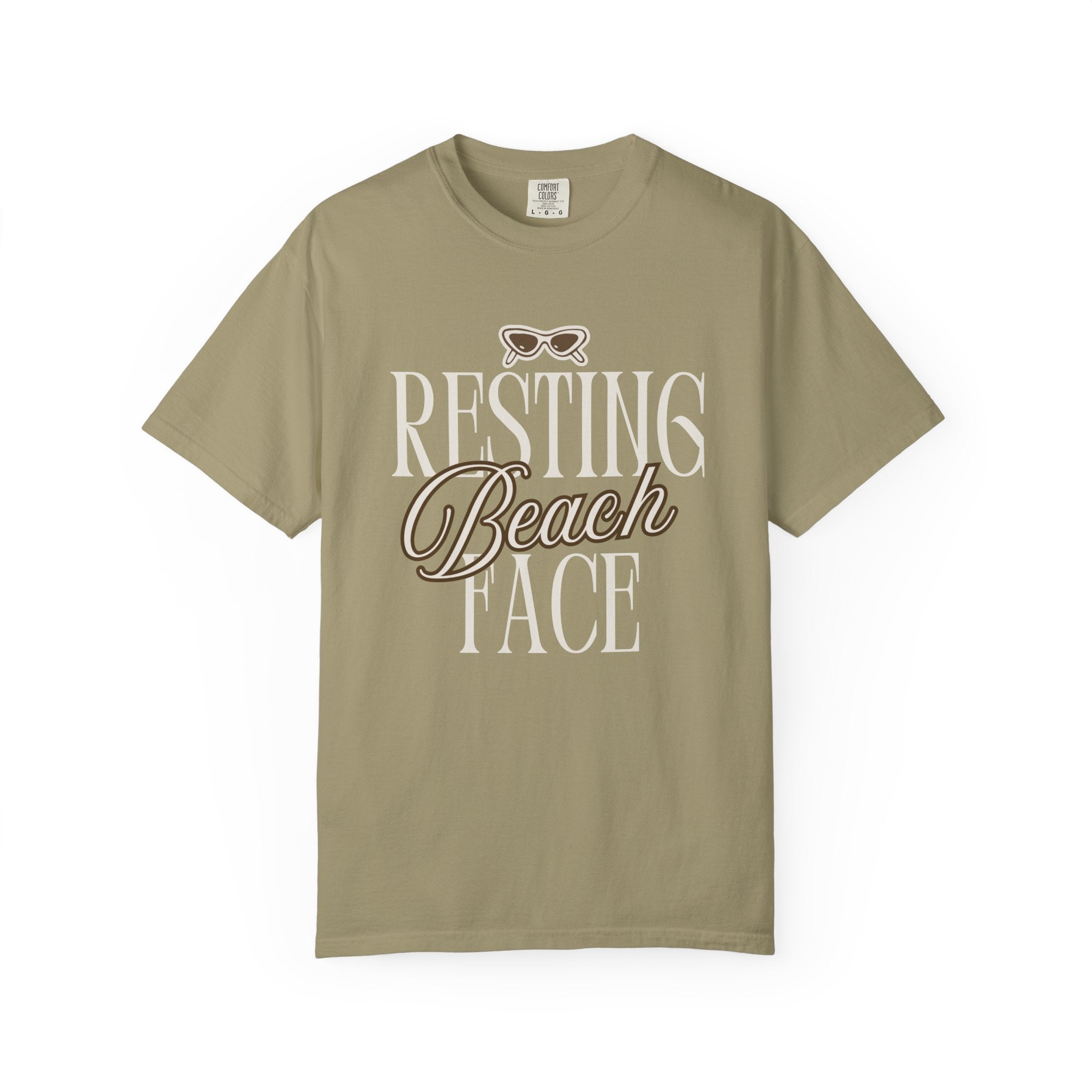 Resting Beach Face Vintage Wash T-Shirt