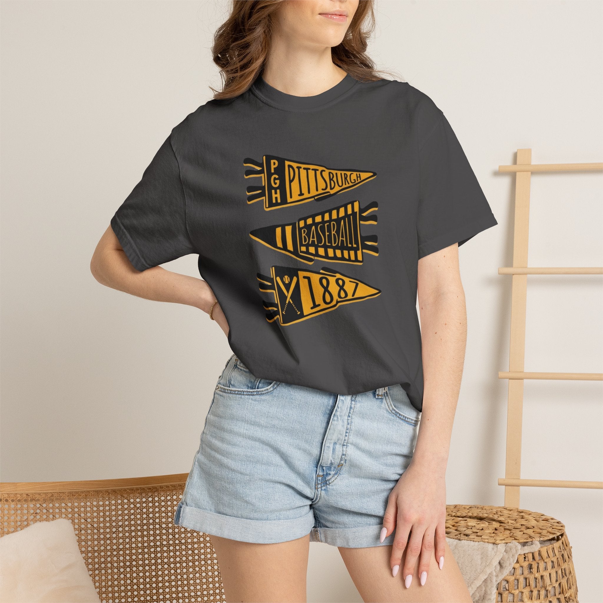 Pittsburgh Baseball Vintage Washed Tee