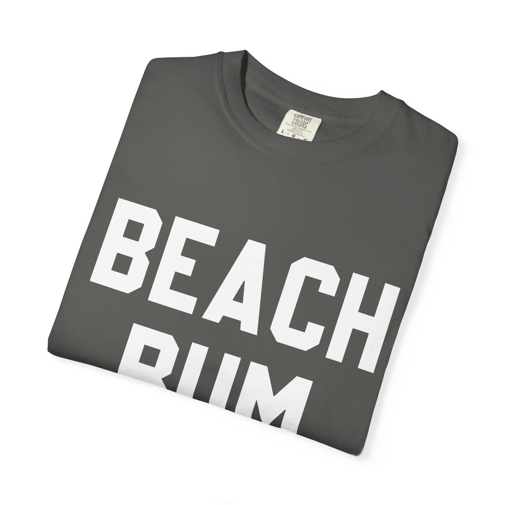 Beach Bum T-Shirt — Retro Bold Text Summer Tee
