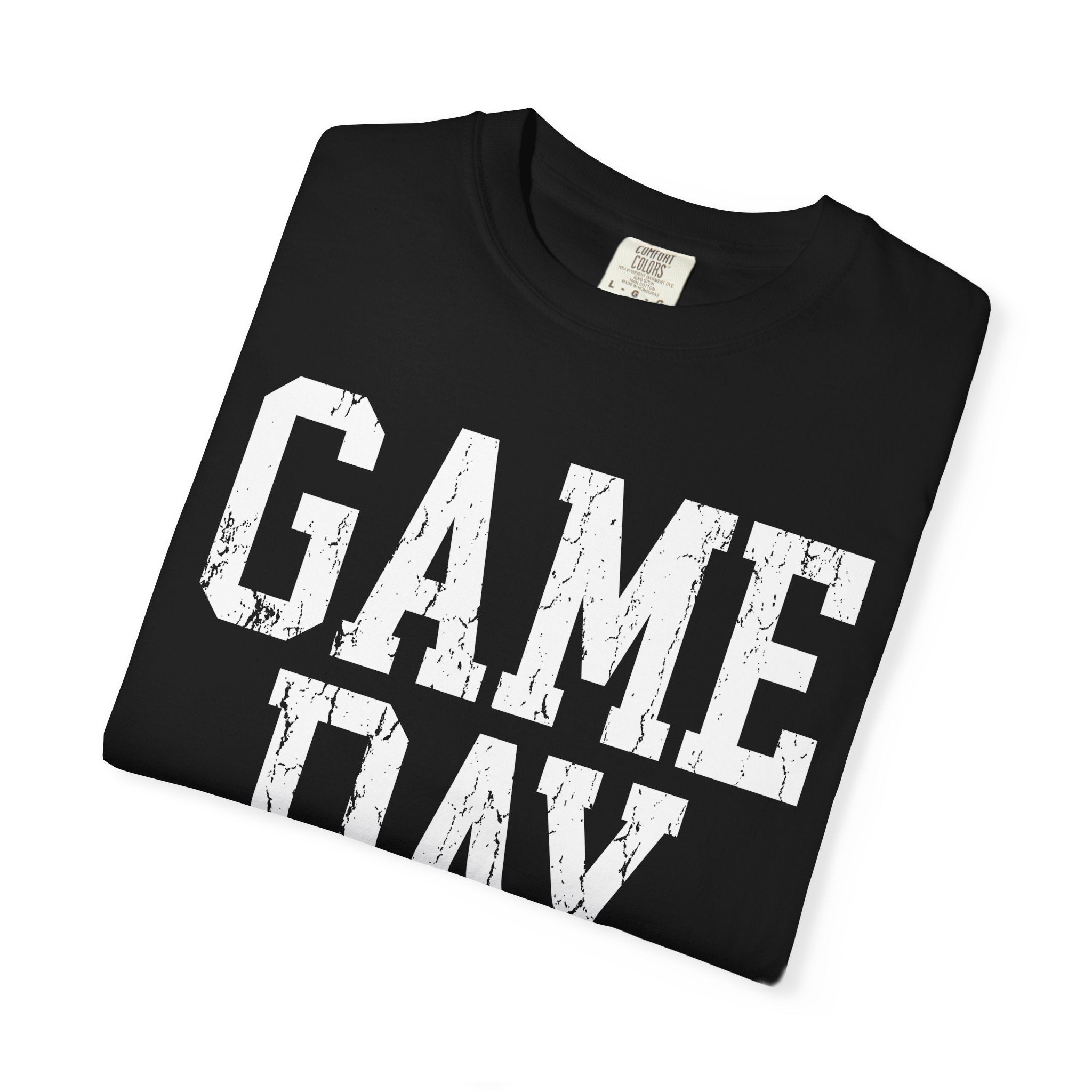 White Garment-Dyed T-Shirt — Classic Crewneck Tee