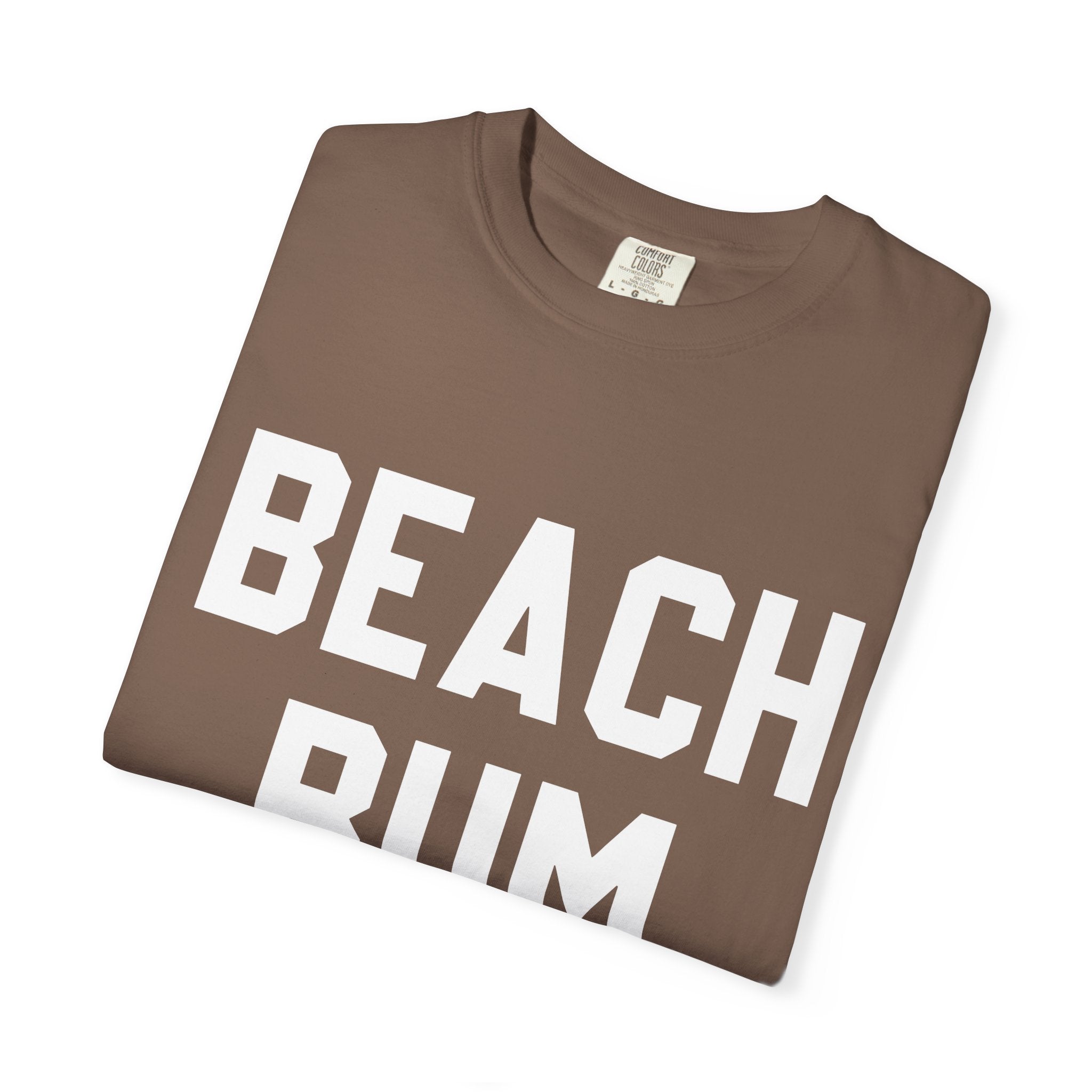 Beach Bum T-Shirt — Retro Bold Text Summer Tee