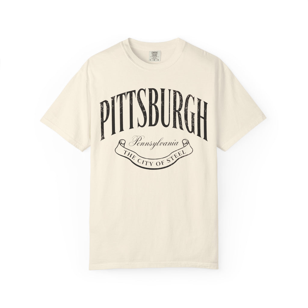 Pittsburgh Vintage Script Tee