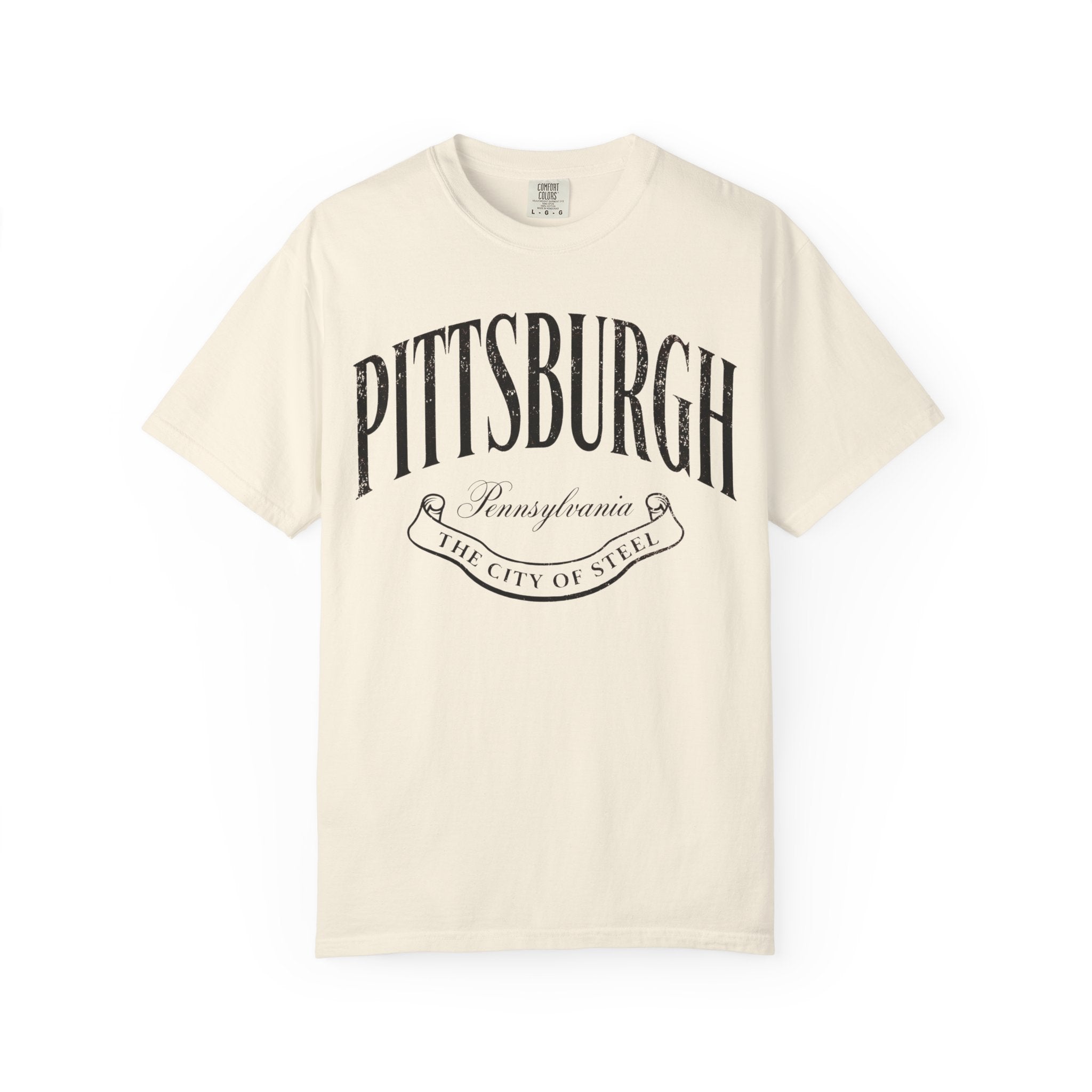 Pittsburgh Vintage Script Tee
