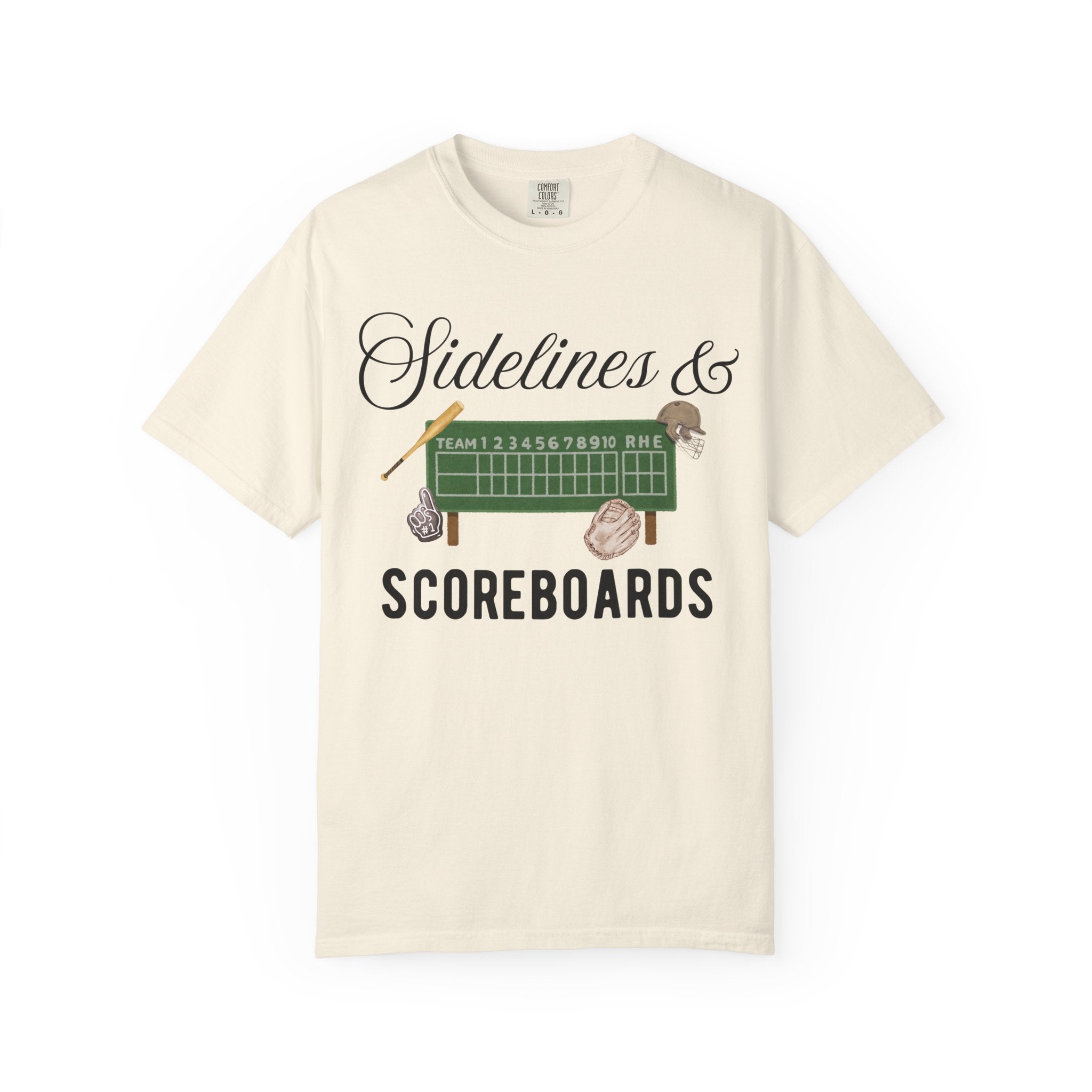 Sidelines & Scoreboards Ballfield Vintage Wash Tee