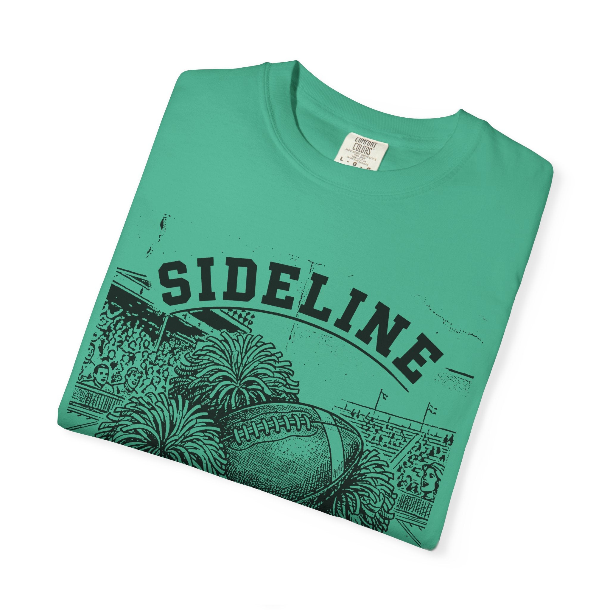 Sideline Social Club Football & Pom-Poms T-Shirt
