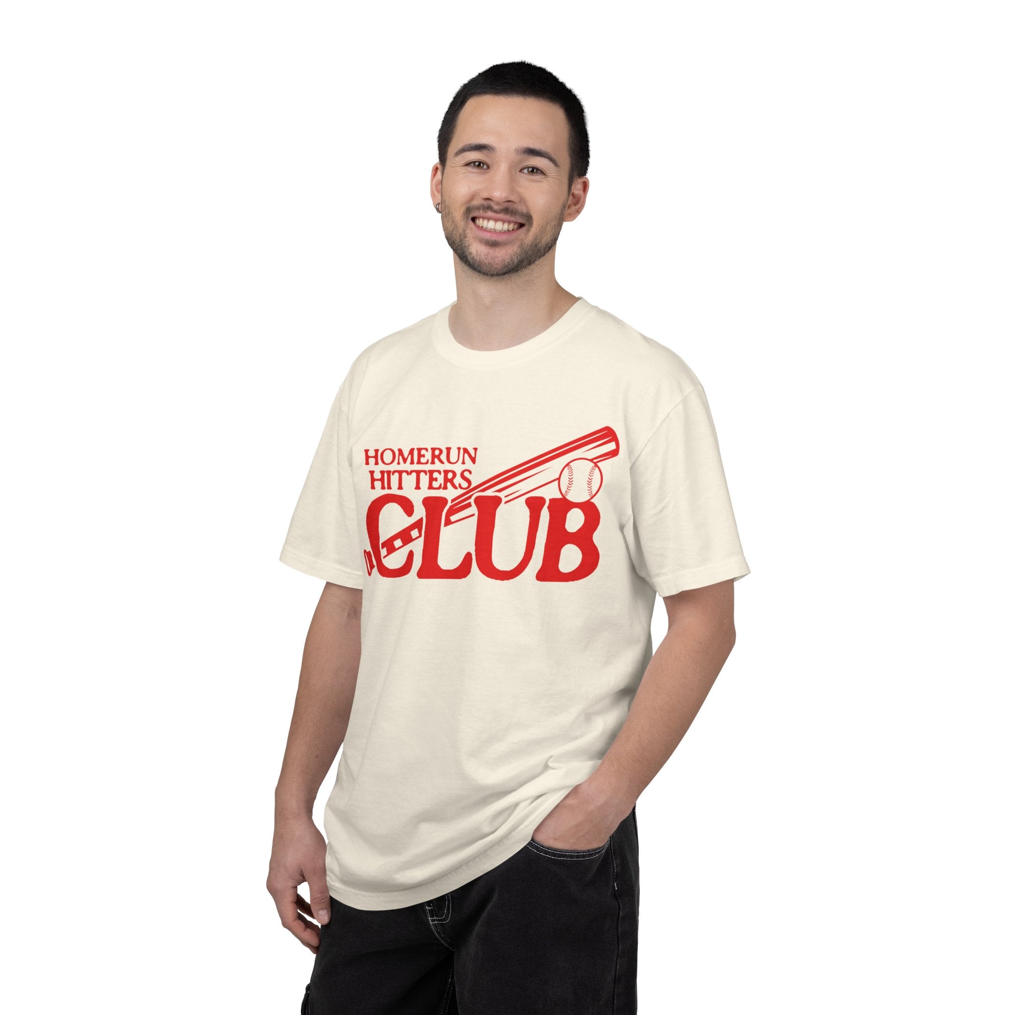 Homerun Hitters Club T-Shirt — Retro Baseball 'Touchdown!' Graphic Tee