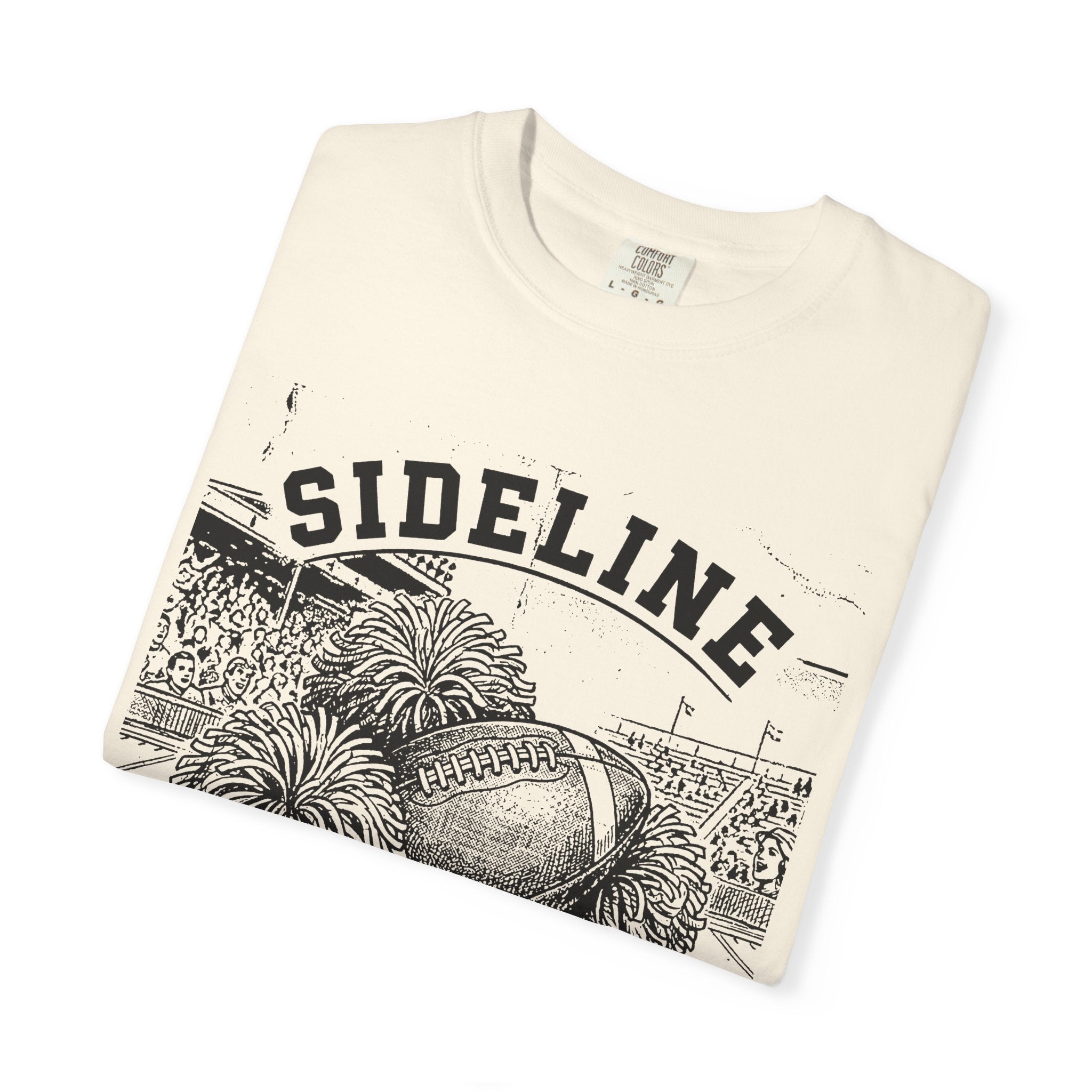 Sideline Social Club Football & Pom-Poms T-Shirt