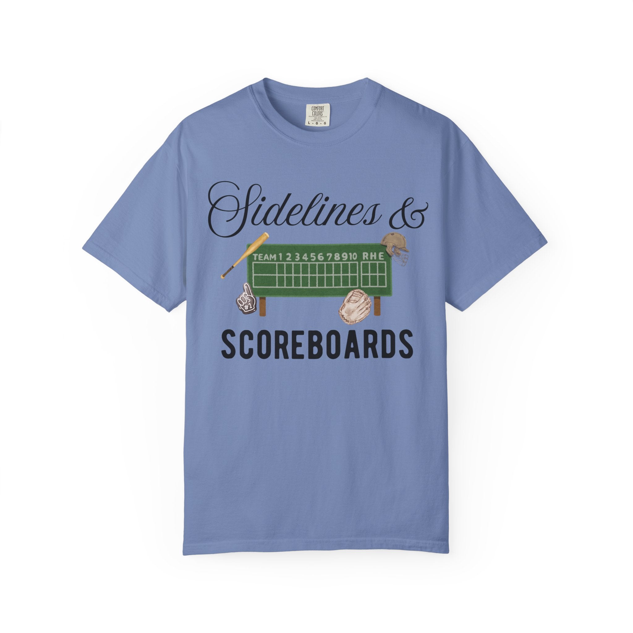 Sidelines & Scoreboards Ballfield Vintage Wash Tee