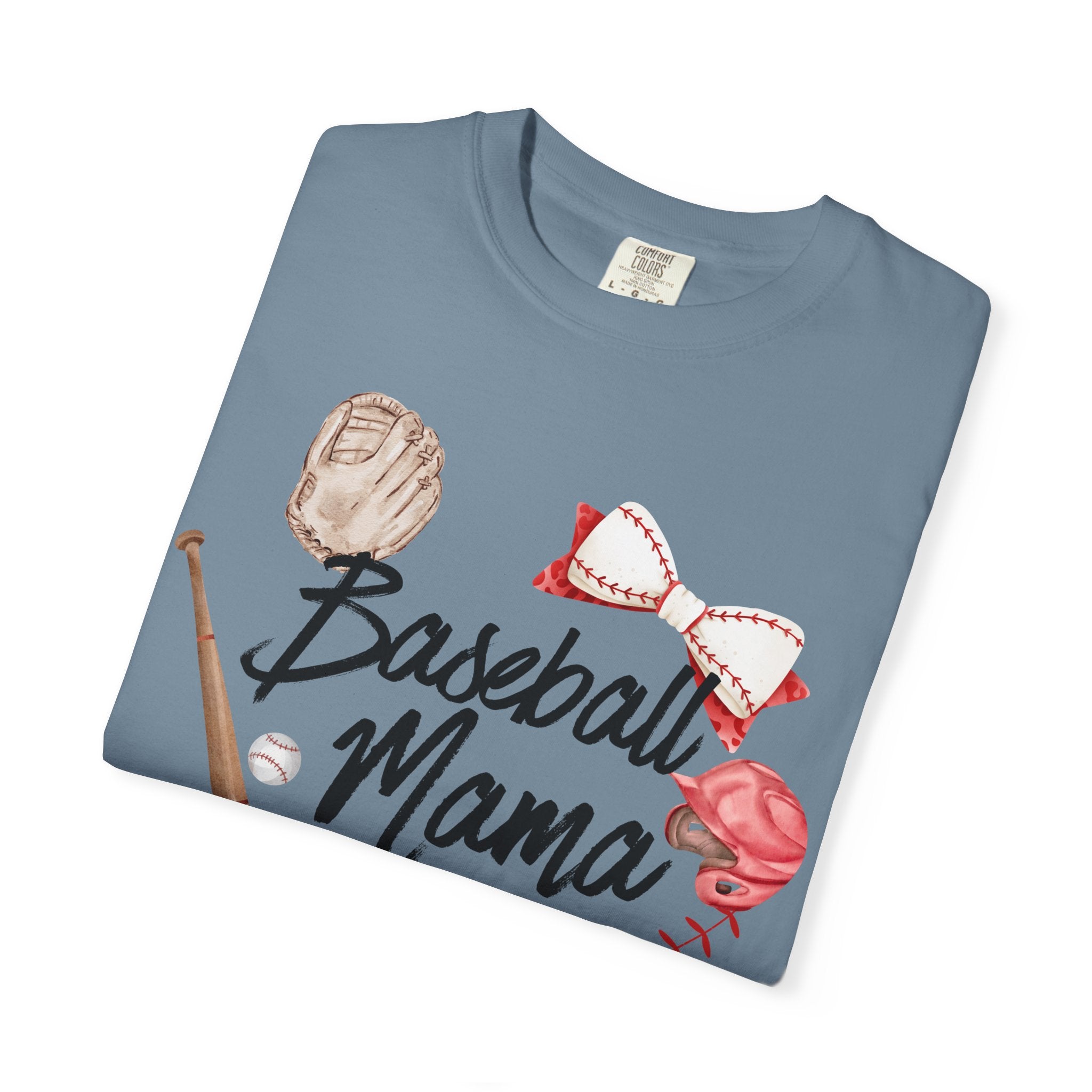 Baseball Mama T-Shirt — Soft Garment-Dyed Tee