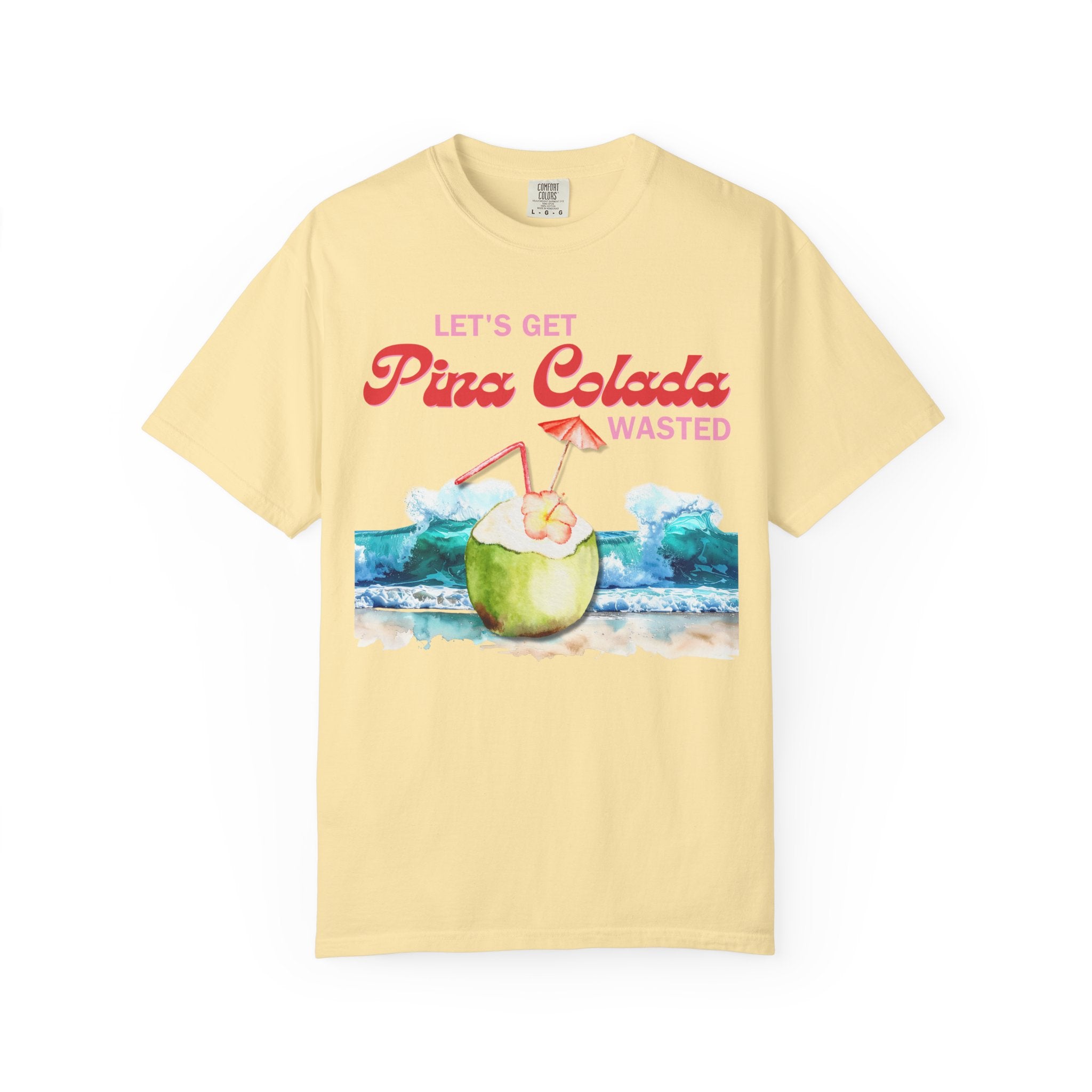 Piña Colada Wasted Vintage Wash T-Shirt