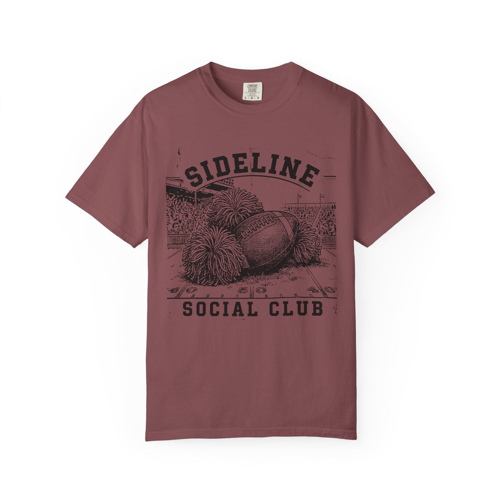 Sideline Social Club Football & Pom-Poms T-Shirt