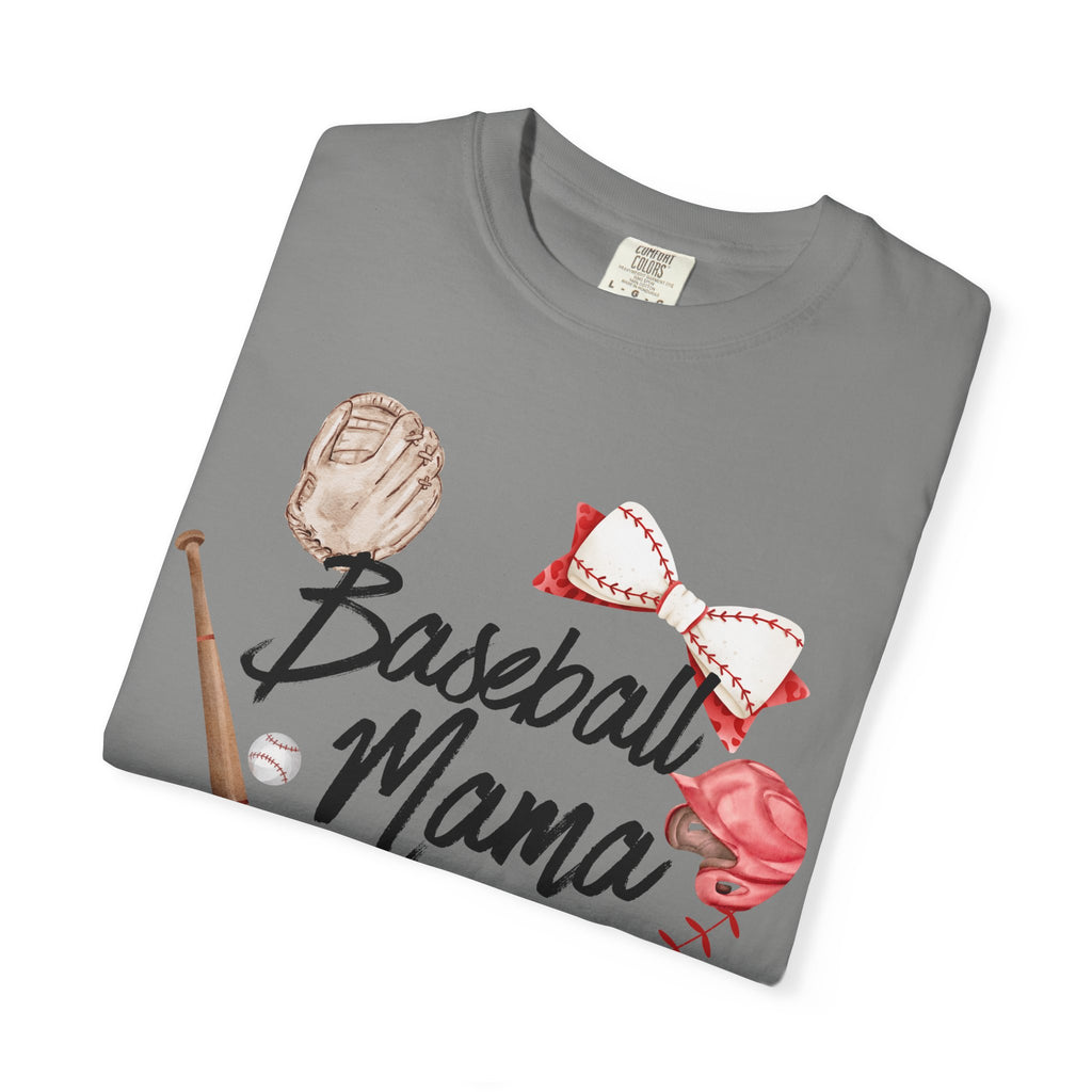 Baseball Mama T-Shirt — Soft Garment-Dyed Tee