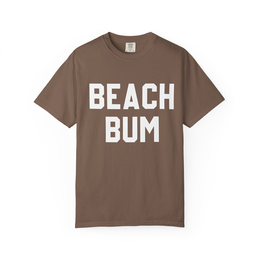Beach Bum T-Shirt — Retro Bold Text Summer Tee