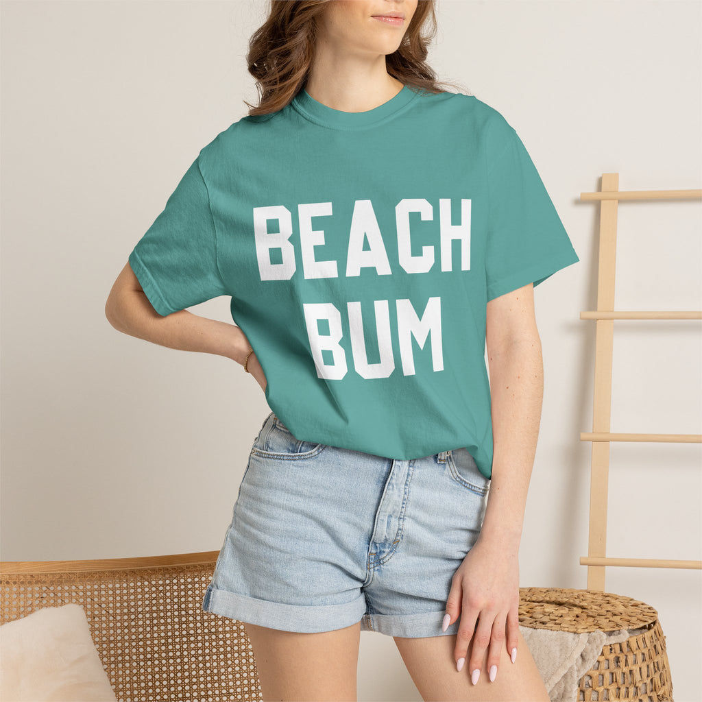 Beach Bum T-Shirt — Retro Bold Text Summer Tee