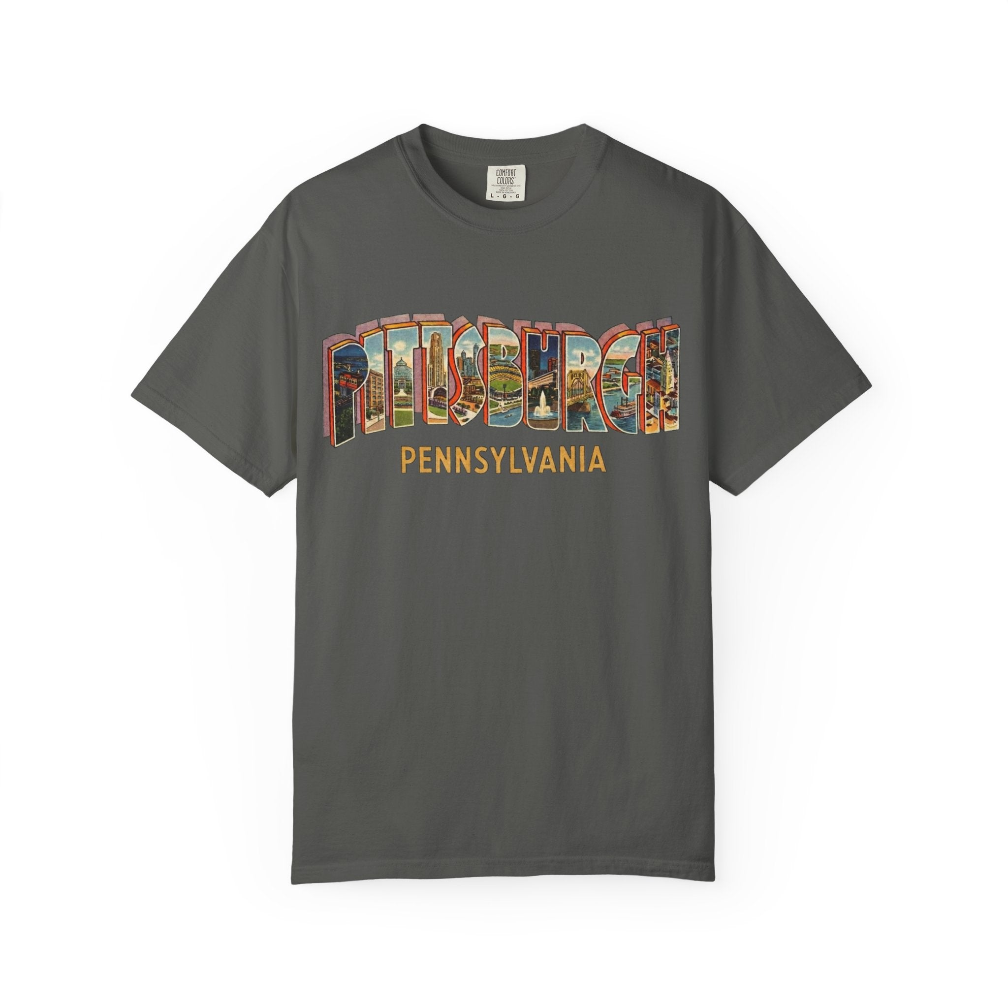 Pittsburgh Pennsylvania Vintage Postcard T-Shirt
